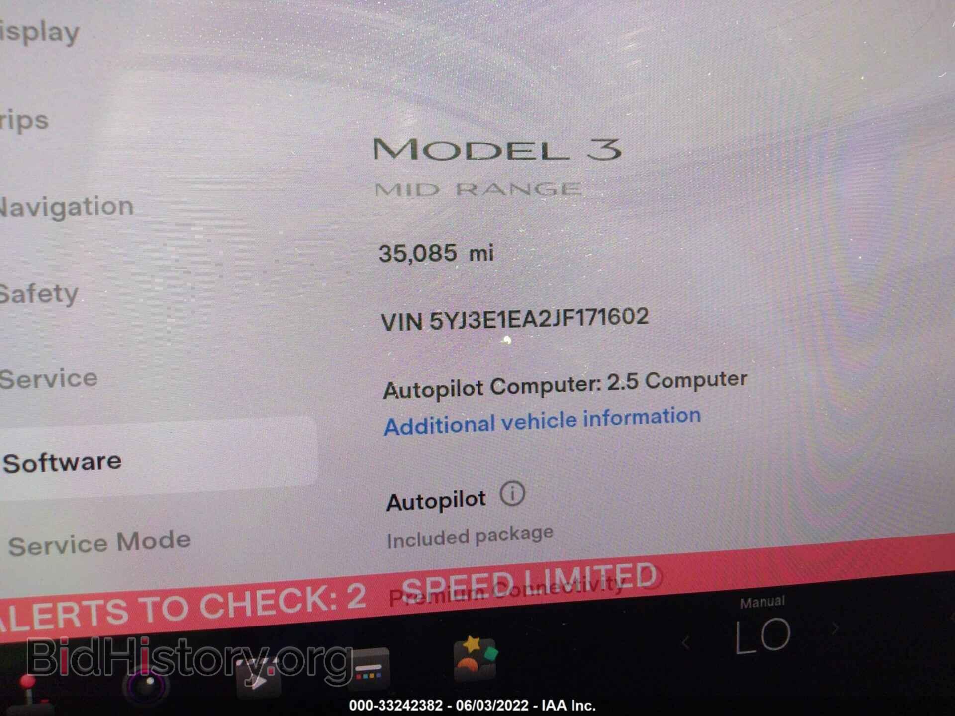 2018 TESLA MODEL 3 - VIN: 5YJ3E1EA2JF171602 - Фото 7