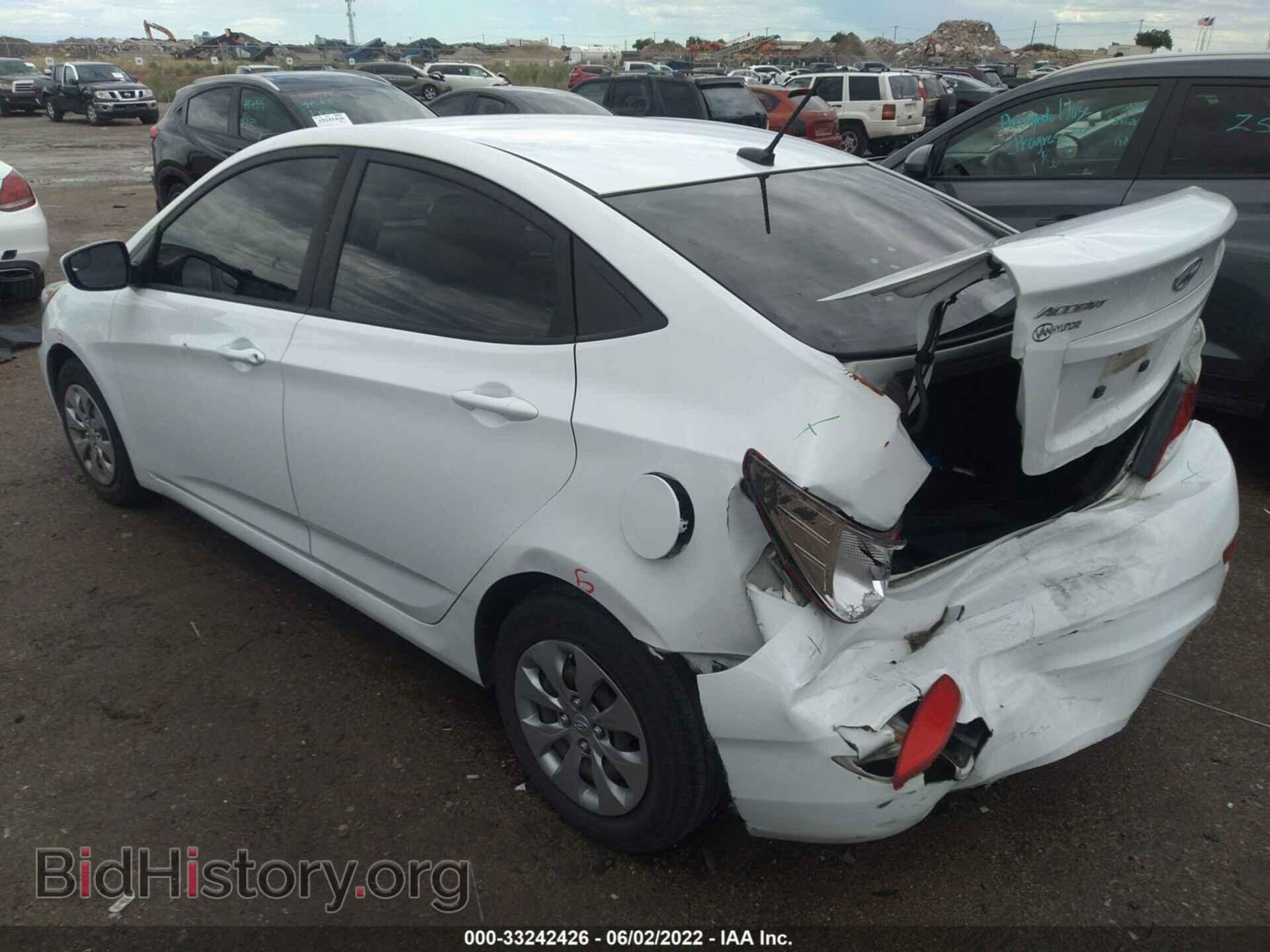 2016 HYUNDAI ACCENT - VIN: KMHCT4AE3GU123389 - Фото 3