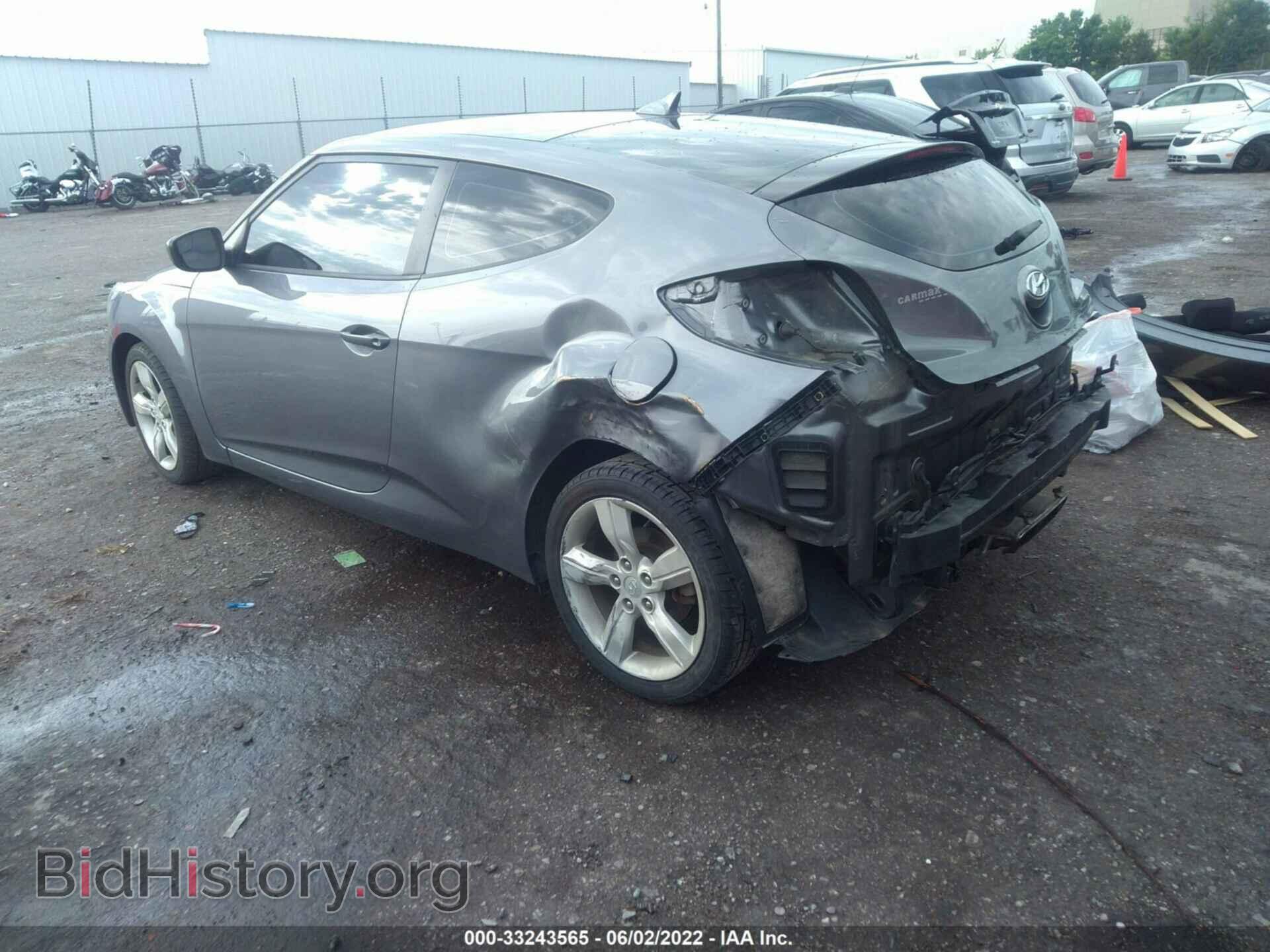 2014 HYUNDAI VELOSTER - VIN: KMHTC6AD2EU205114 - Фото 3
