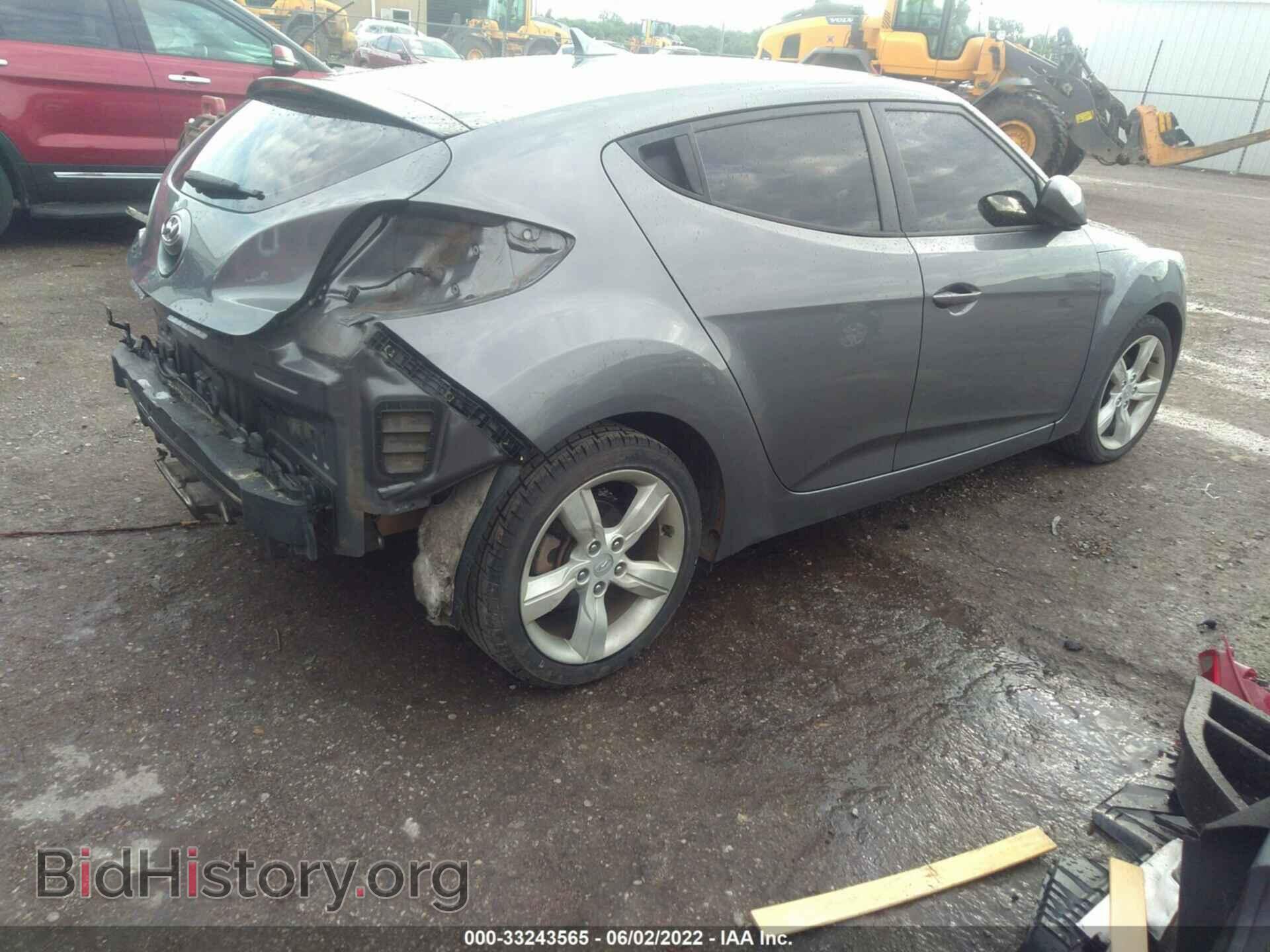 2014 HYUNDAI VELOSTER - VIN: KMHTC6AD2EU205114 - Фото 4