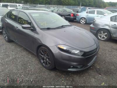 2015 Dodge DART SXT, gray — VIN 1C3CDFBB3FD279047, IAAI