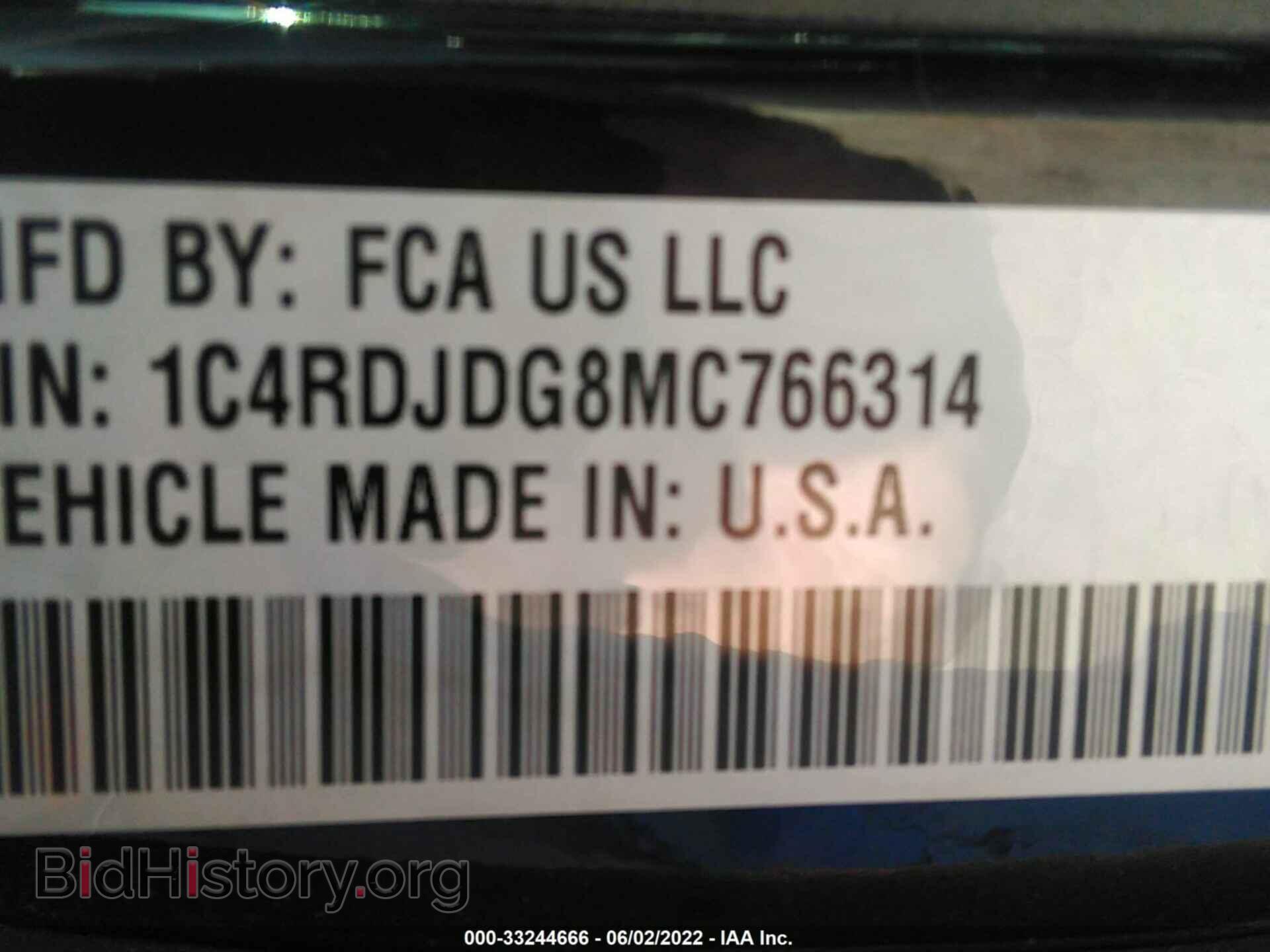 2021 DODGE DURANGO - VIN: 1C4RDJDG8MC766314 - Photo 9