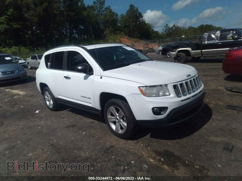 2011 Jeep COMPASS Latitude (VIN 1J4NT1FB7BD189909) — фото 1 из 11, IAAI, повреждение: левая задняя часть