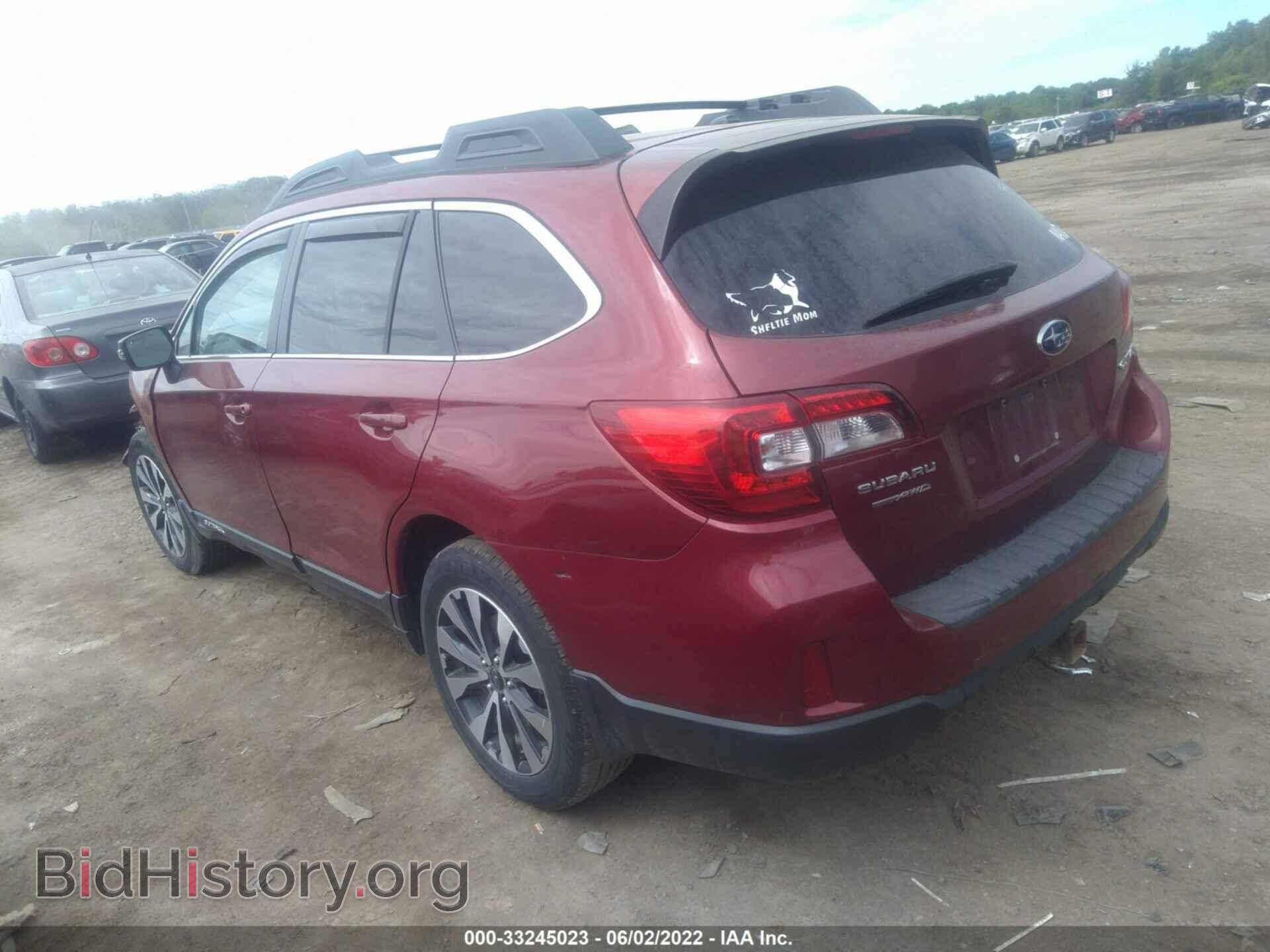 2015 SUBARU OUTBACK - VIN: 4S4BSBNC9F3267142 - Фото 3