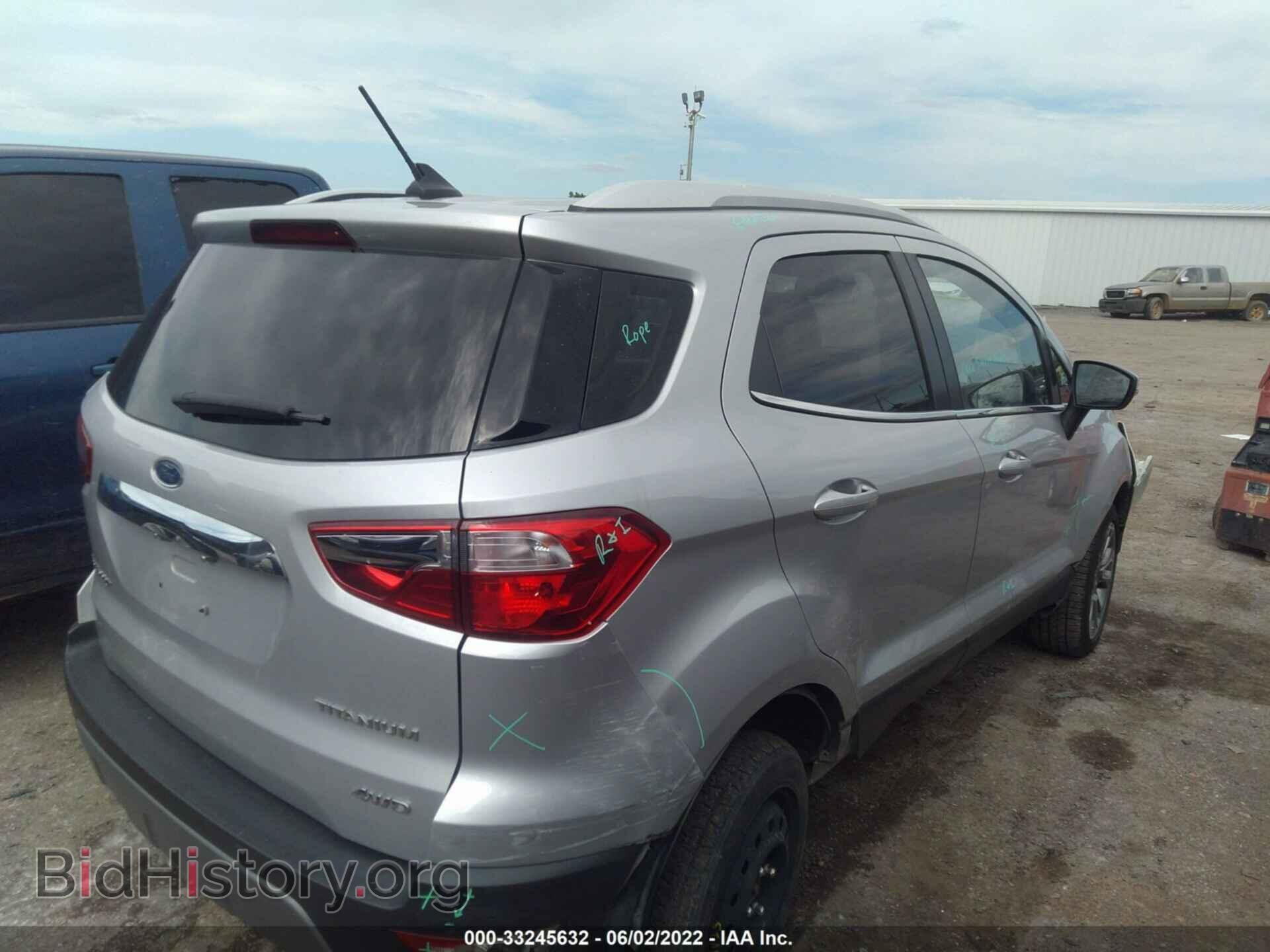 2019 FORD ECOSPORT - VIN: MAJ6S3KL0KC253100 - Фото 4