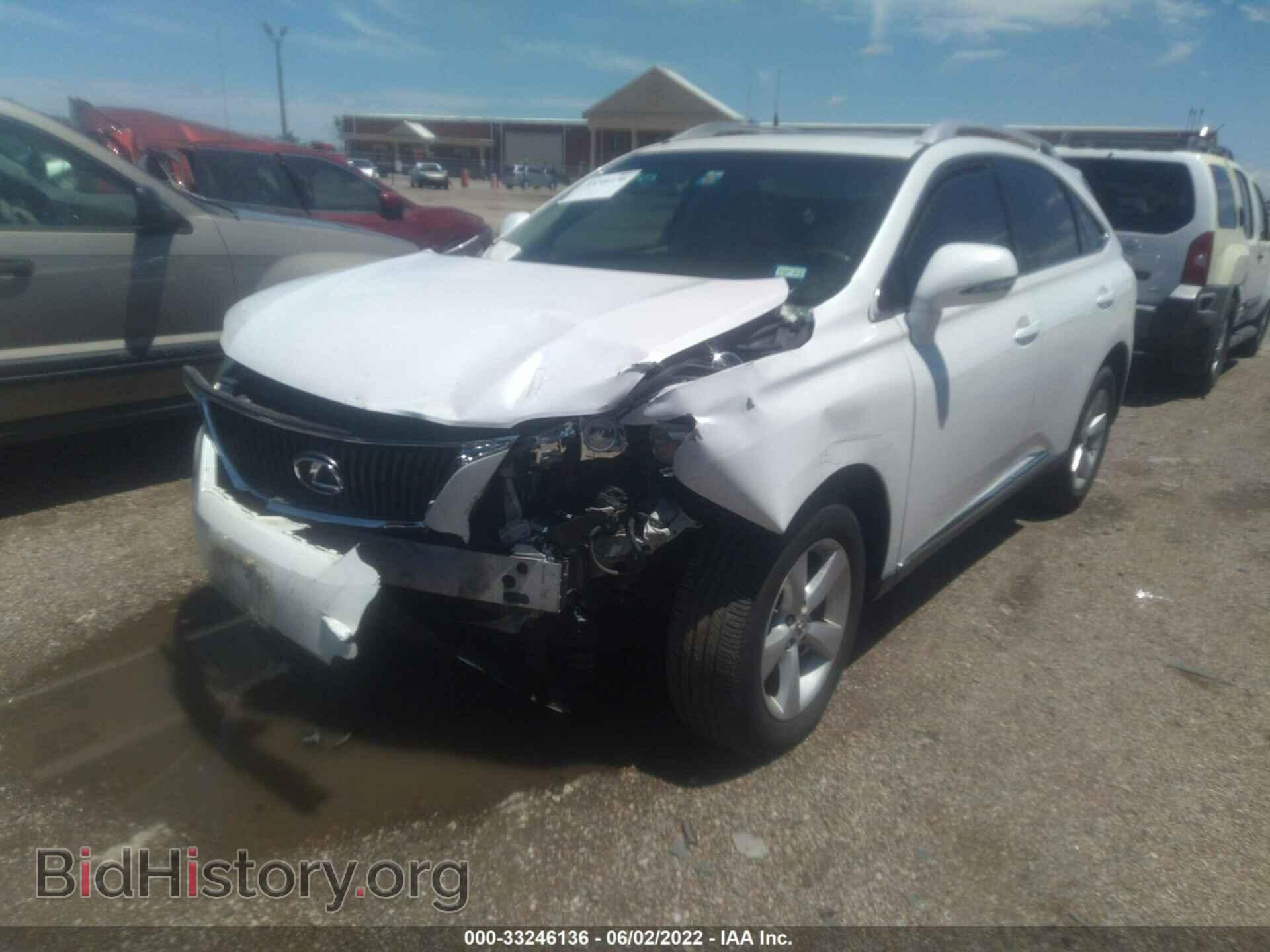 2012 LEXUS RX 350 - VIN: 2T2BK1BA7CC134265 - Фото 6