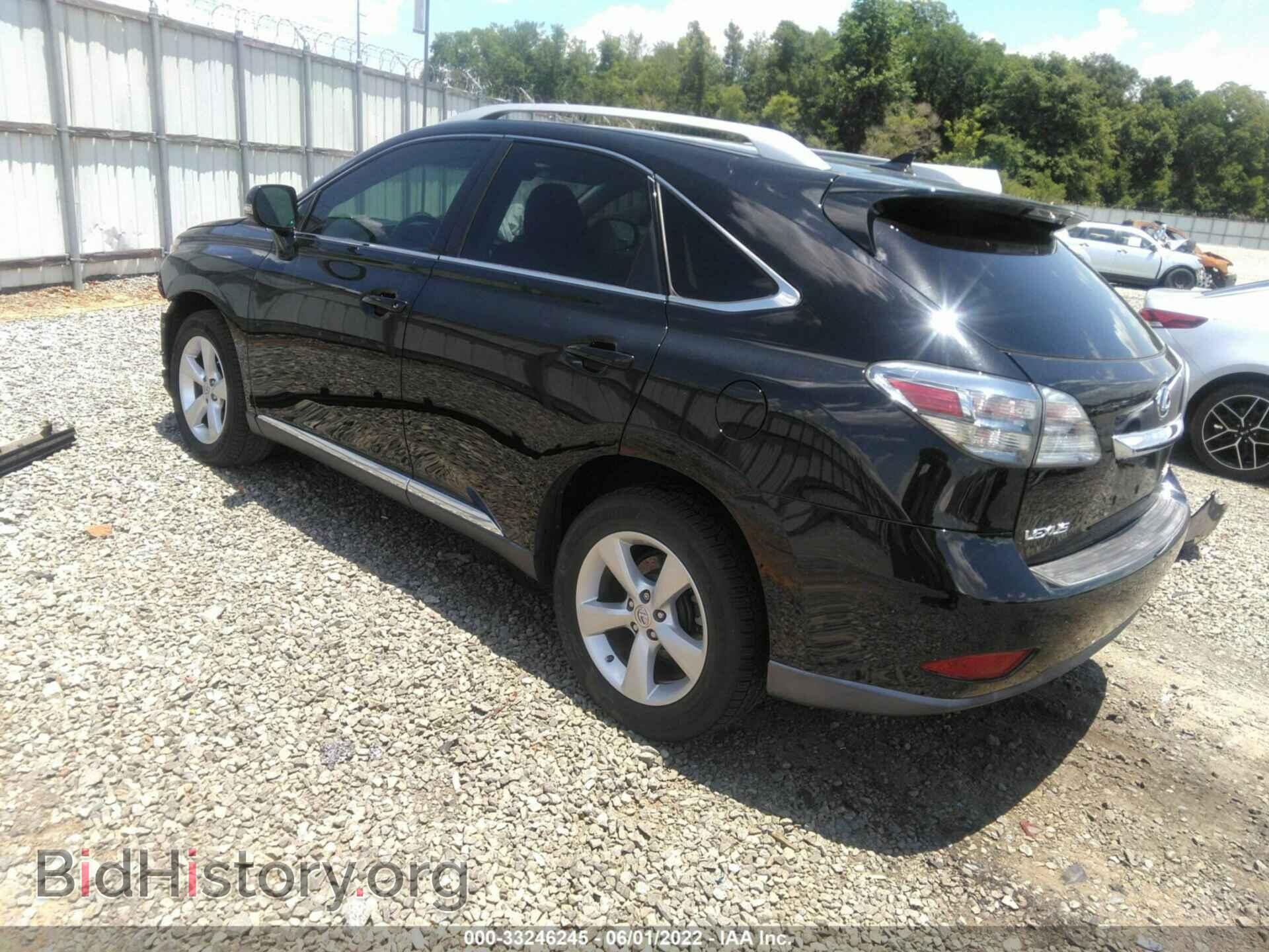 2010 LEXUS RX 350 - VIN: 2T2BK1BA1AC009100 - Фото 3