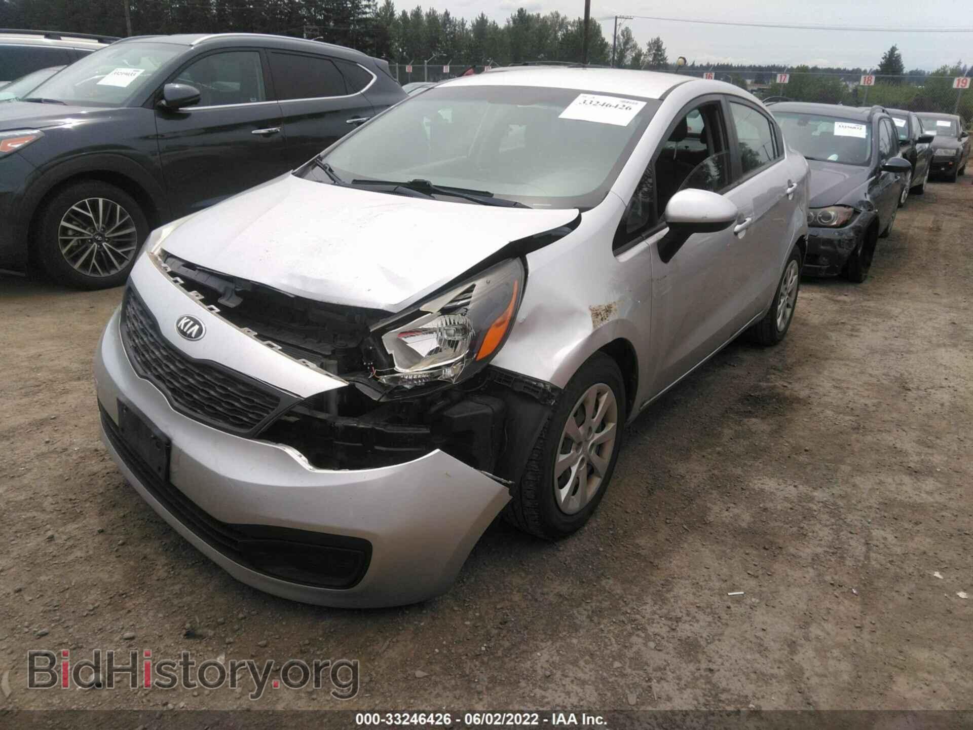 2013 KIA RIO - VIN: KNADM4A31D6155324 - Фото 2