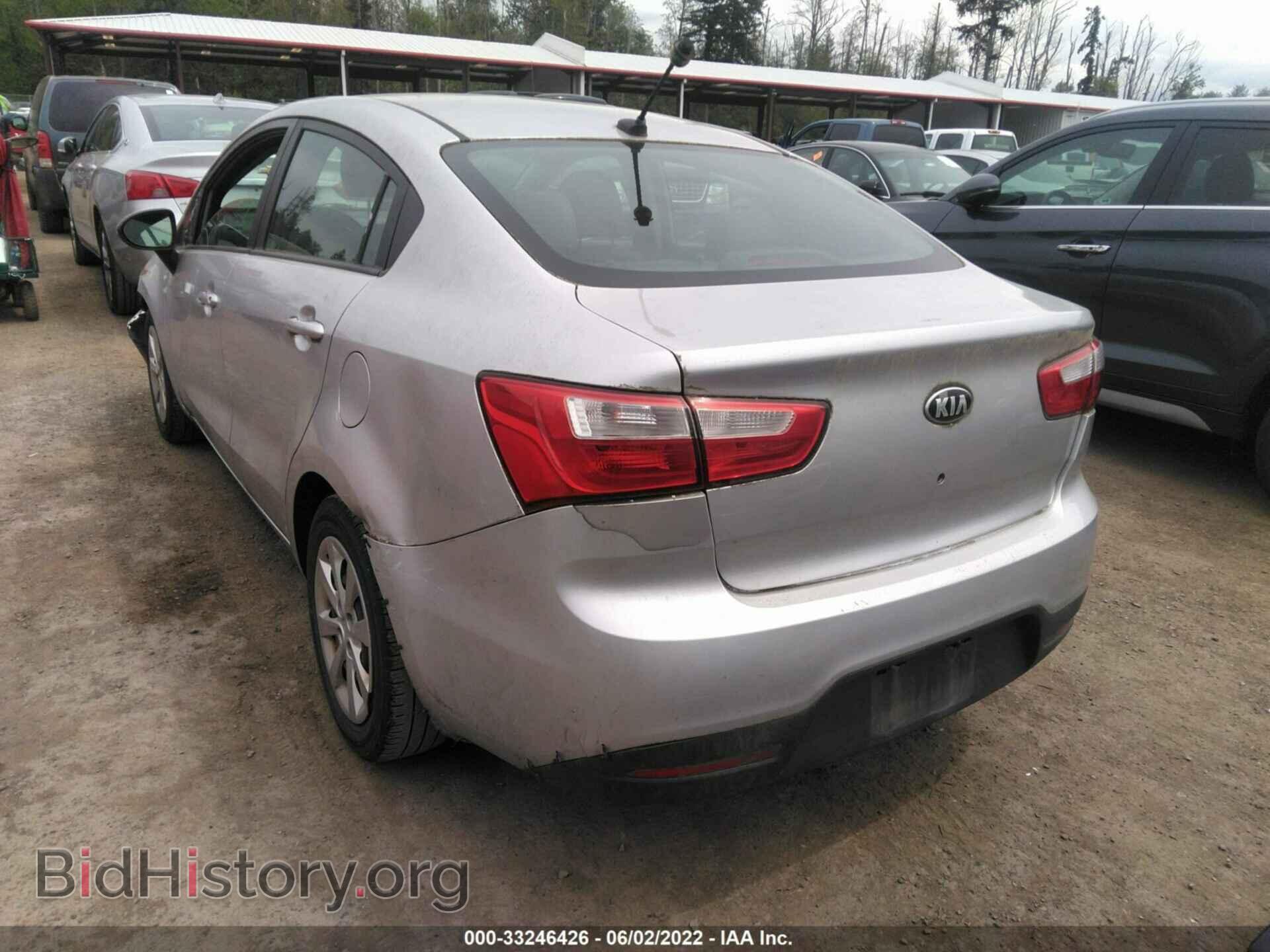 2013 KIA RIO - VIN: KNADM4A31D6155324 - Фото 3