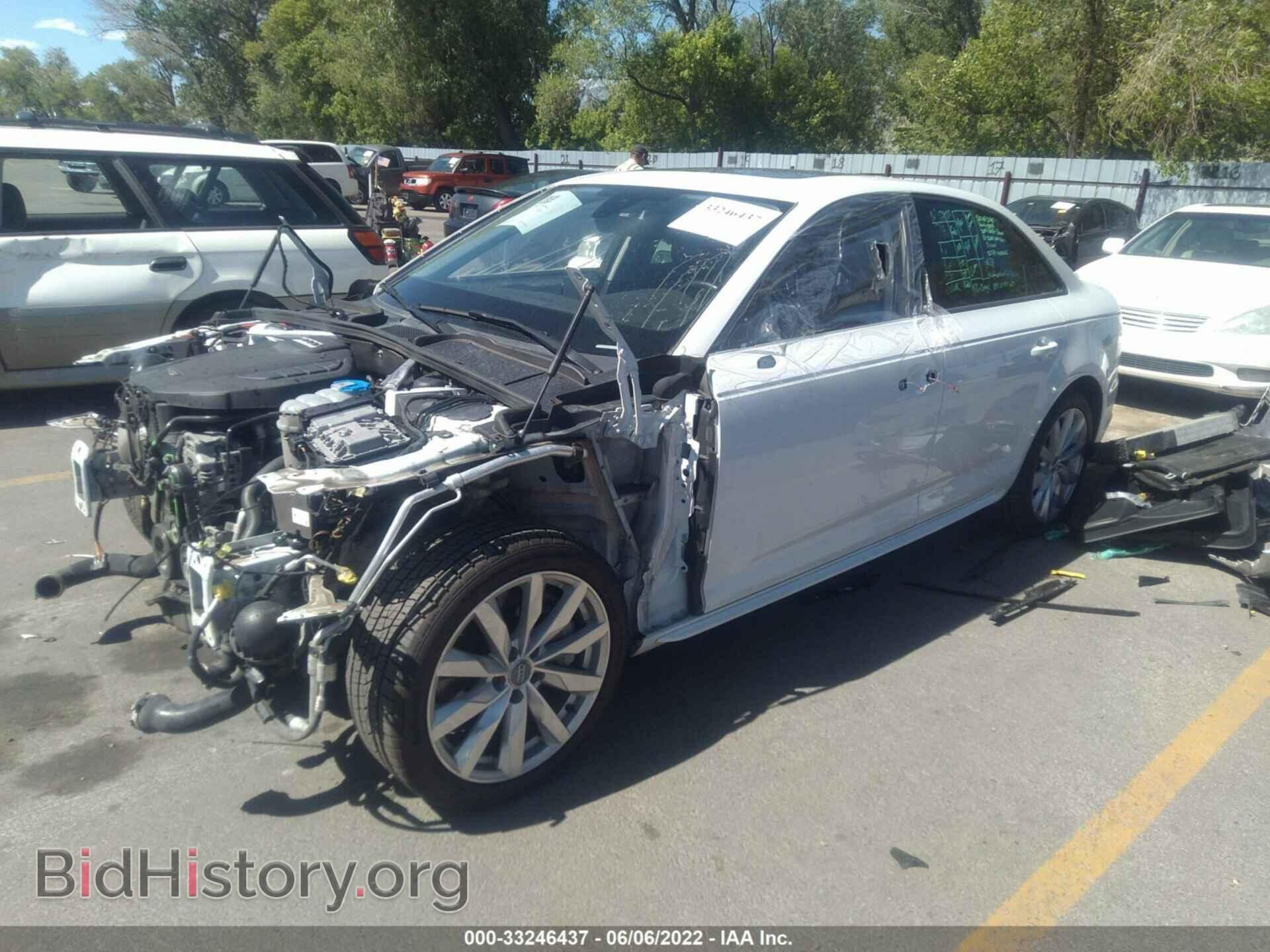 2018 AUDI A4 - VIN: WAUDNAF44JA068507 - Photo 2