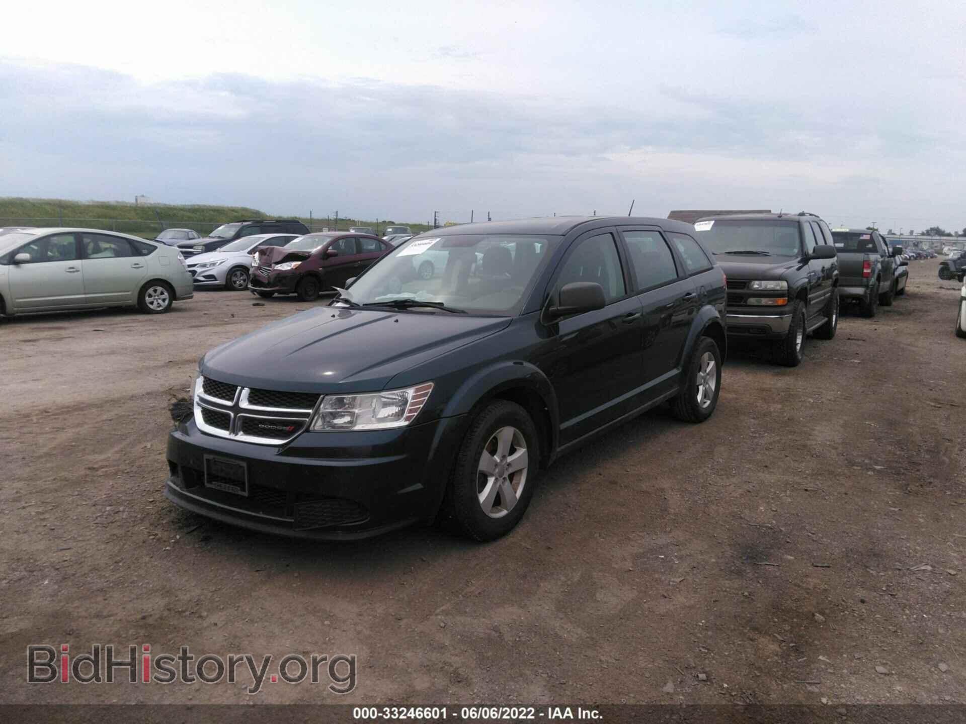 2013 DODGE JOURNEY - VIN: 3C4PDCAB4DT509649 - Фото 2