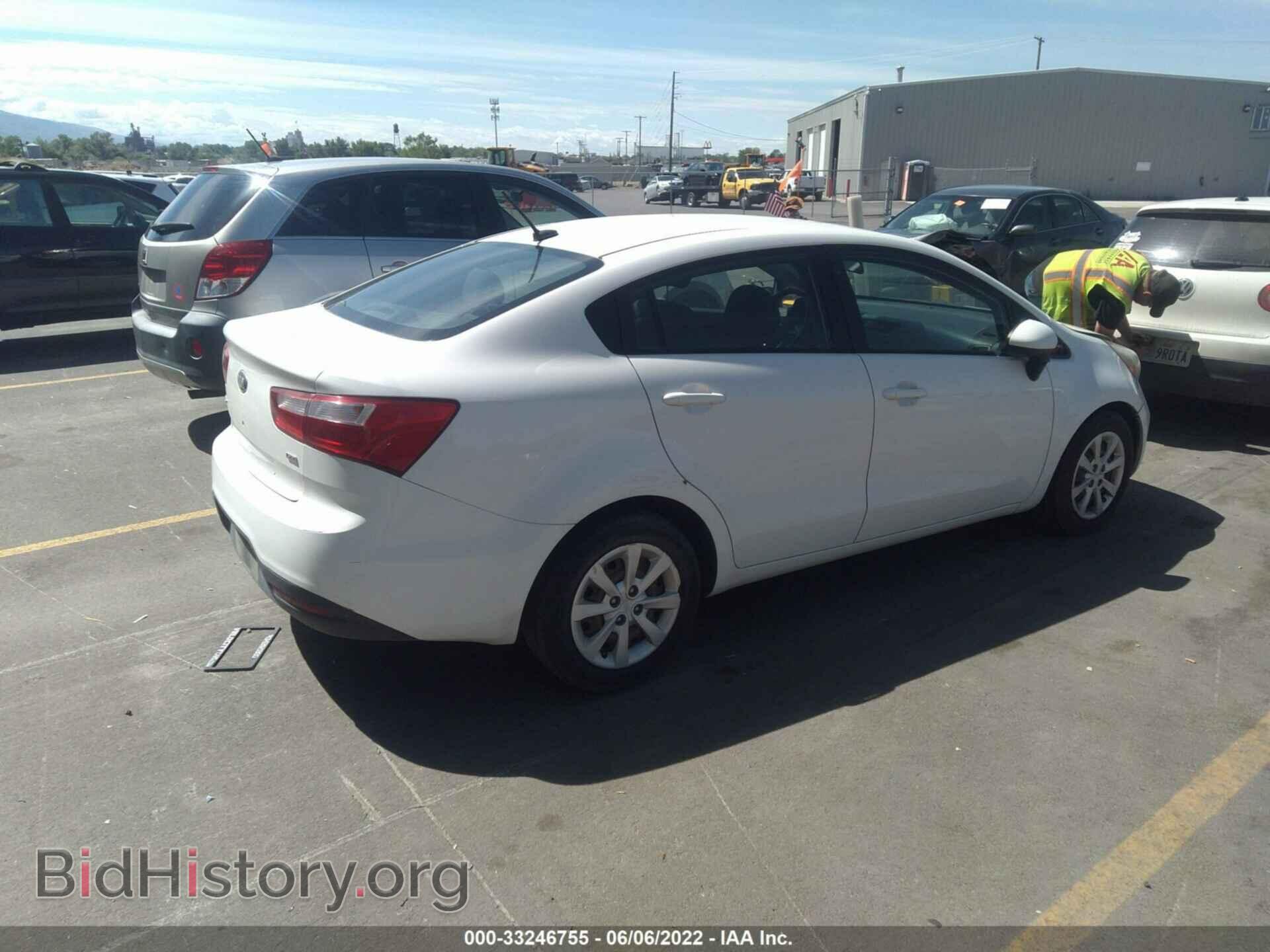 2013 KIA RIO - VIN: KNADM4A35D6255135 - Фото 4