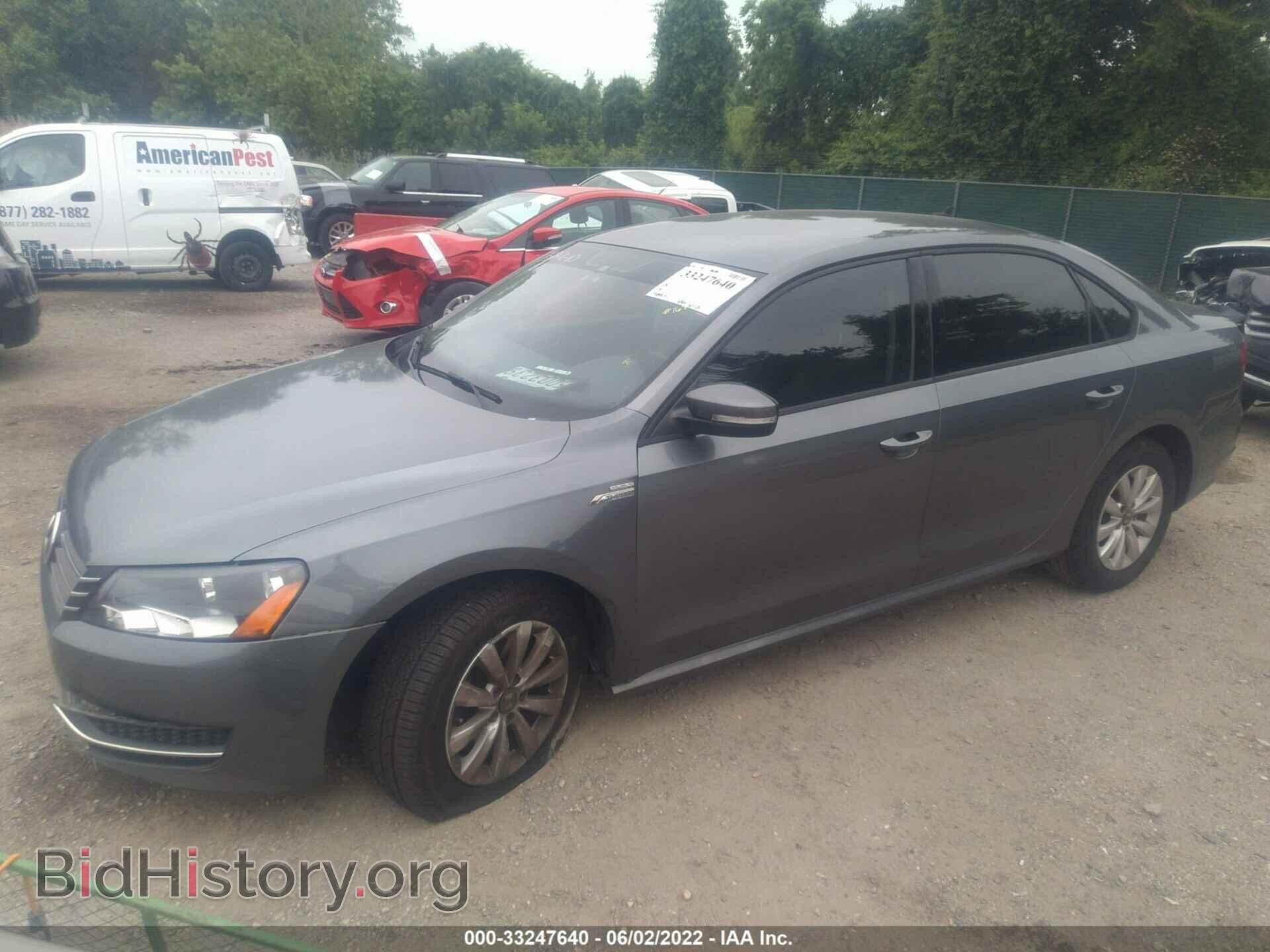 2014 VOLKSWAGEN PASSAT - VIN: 1VWAT7A30EC113947 - Фото 2