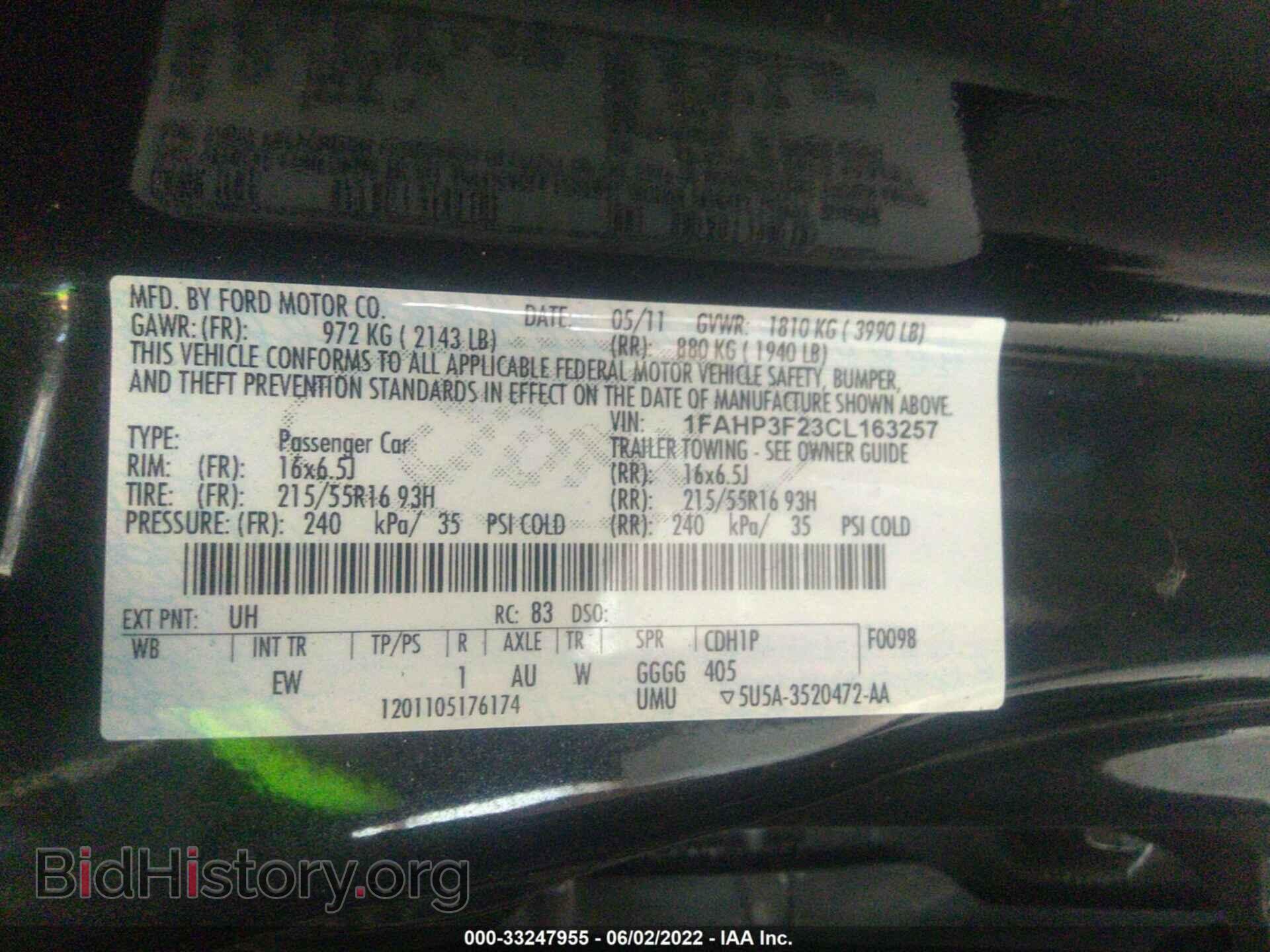2012 FORD FOCUS - VIN: 1FAHP3F23CL163257 - Photo 9