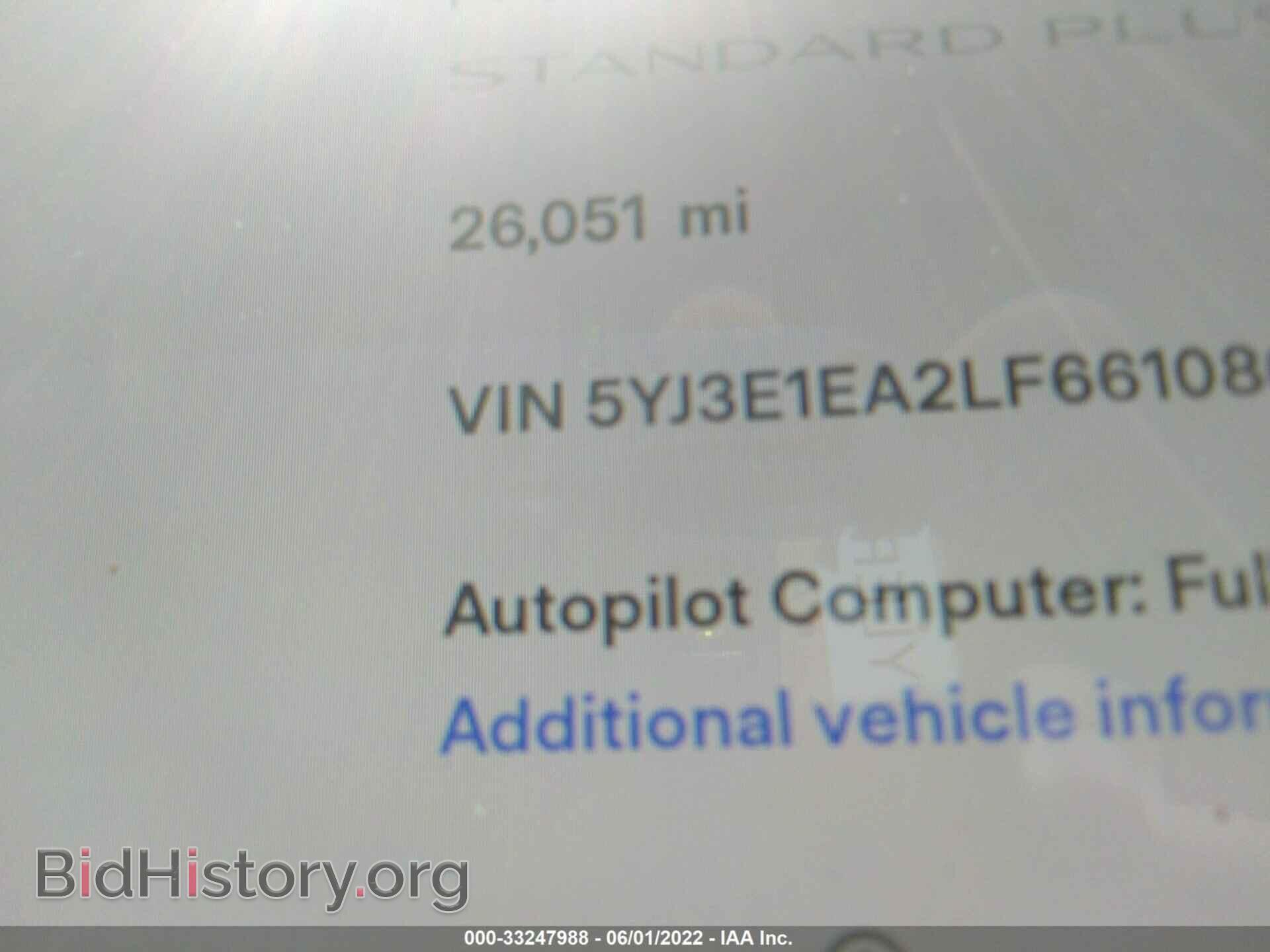 2020 TESLA MODEL 3 - VIN: 5YJ3E1EA2LF661086 - Photo 7