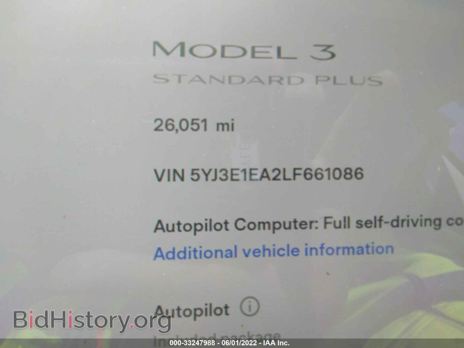 2020 TESLA MODEL 3 - VIN: 5YJ3E1EA2LF661086 - Photo 9