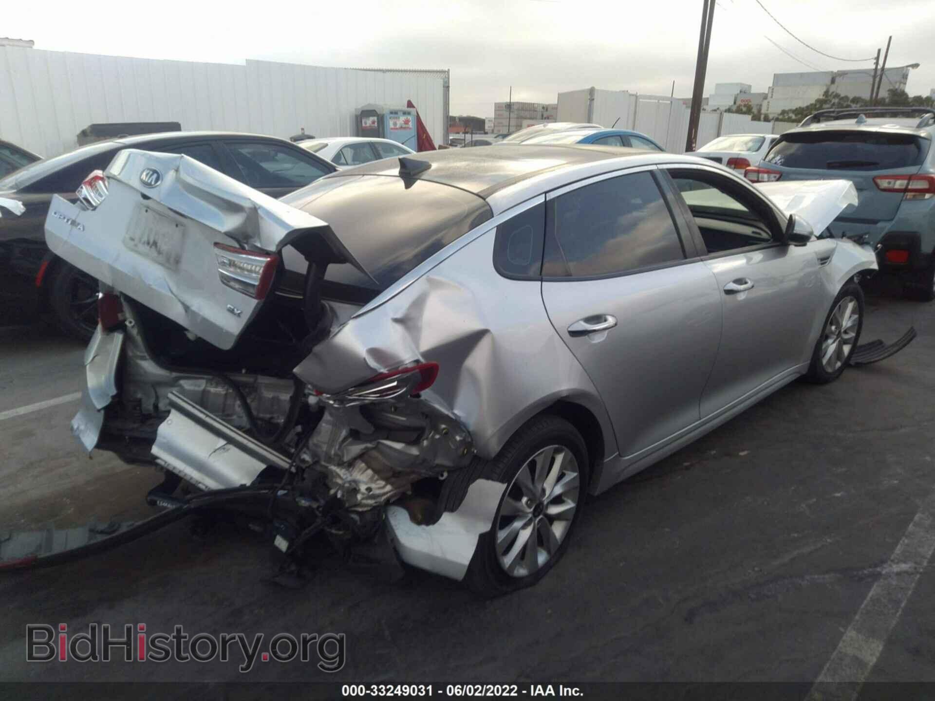 2016 KIA OPTIMA - VIN: 5XXGU4L35GG052894 - Фото 4
