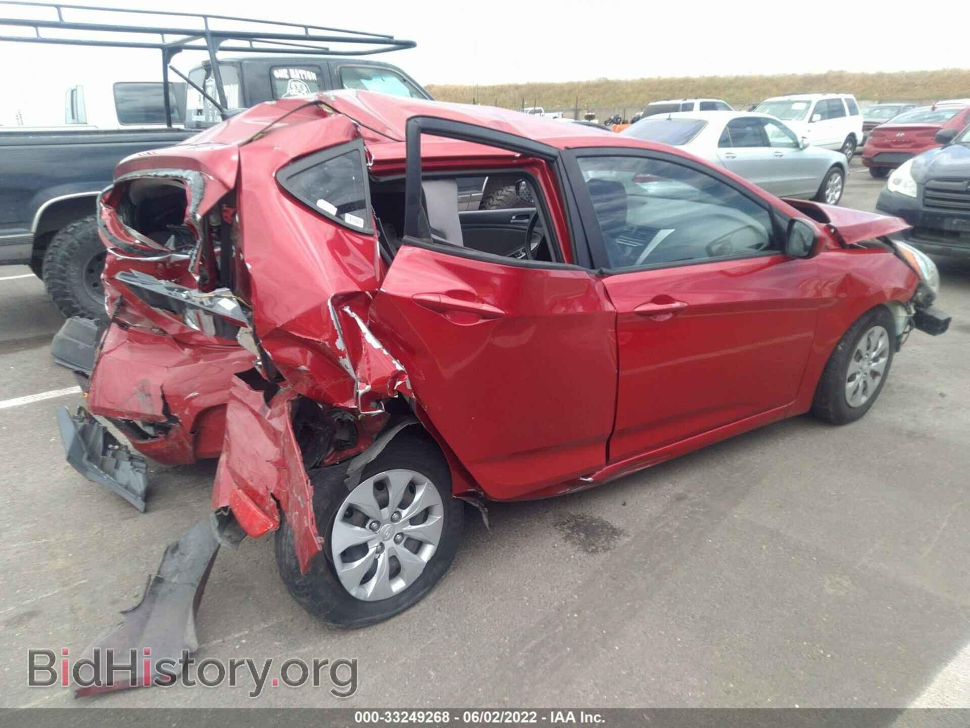 2016 HYUNDAI ACCENT - VIN: KMHCT5AE2GU243450 - Фото 4