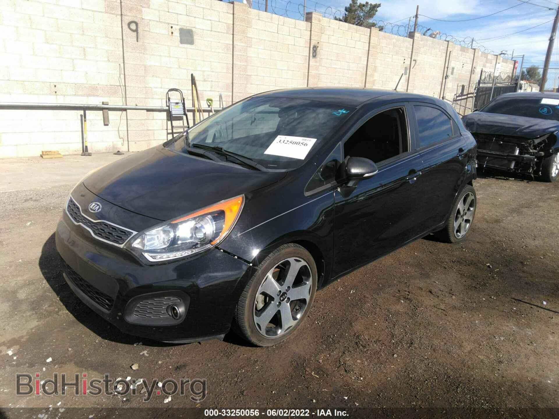 2012 KIA RIO - VIN: KNADN5A35C6029372 - Фото 2