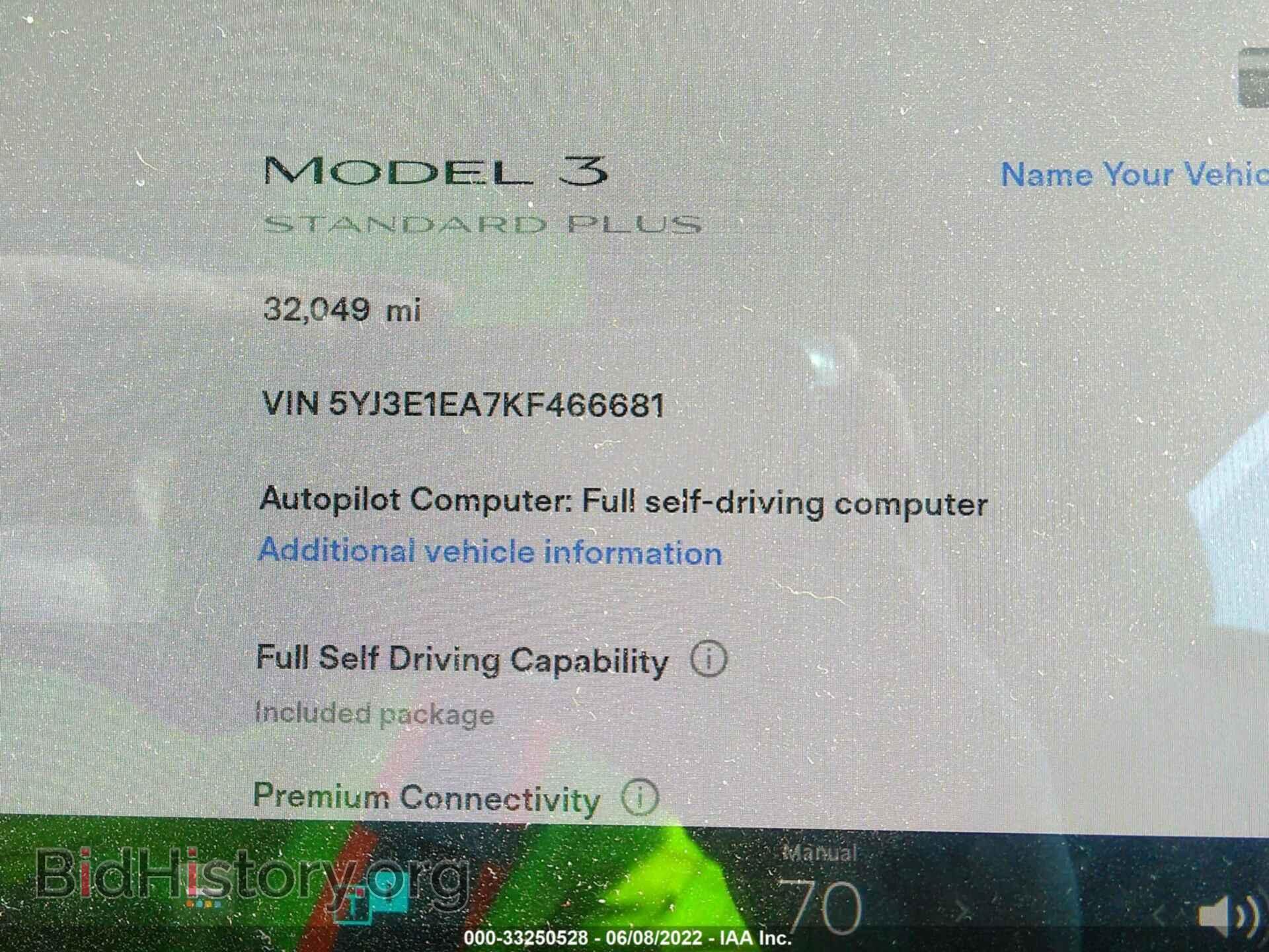 2019 TESLA MODEL 3 - VIN: 5YJ3E1EA7KF466681 - Photo 7
