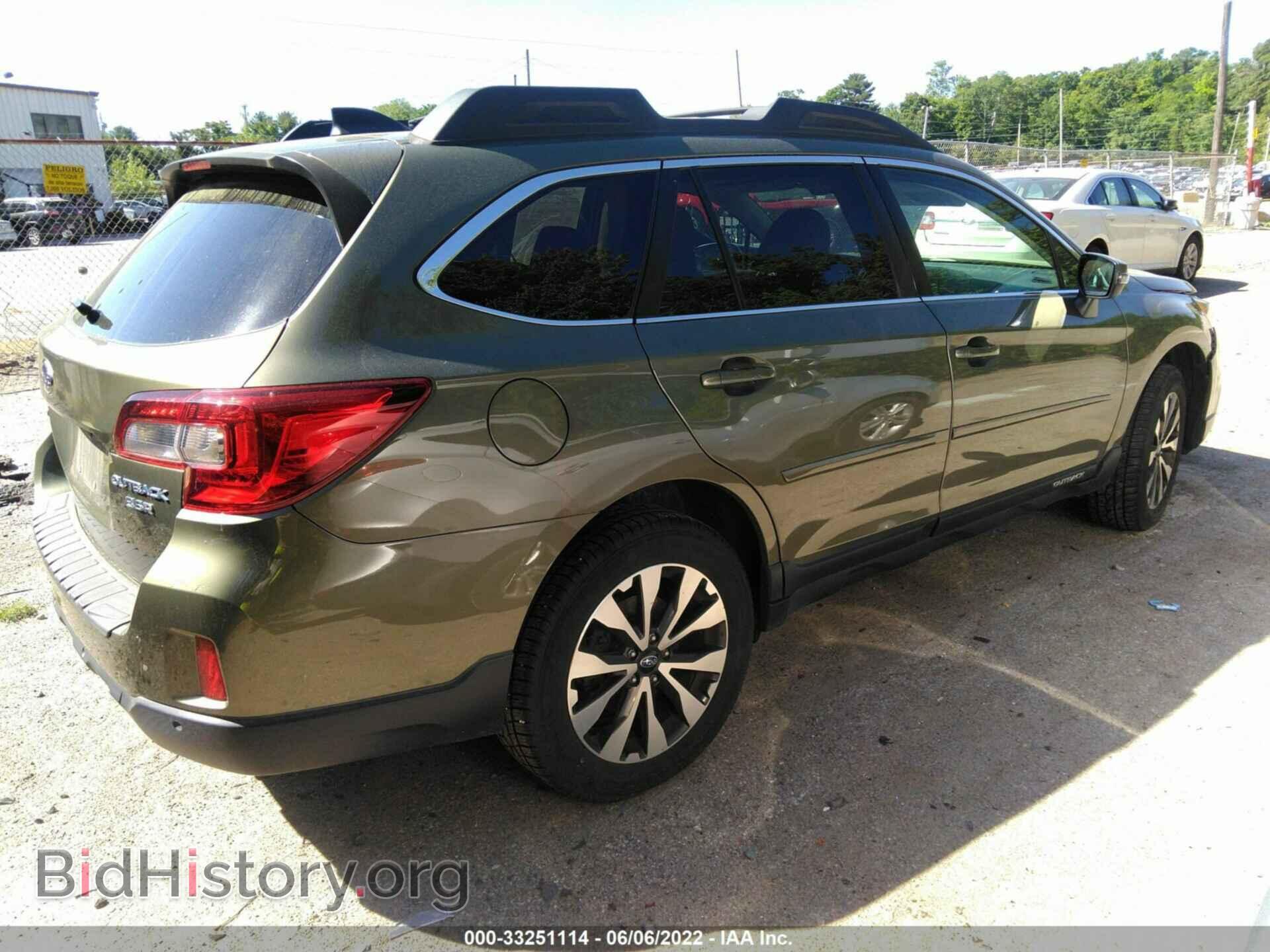 2017 SUBARU OUTBACK - VIN: 4S4BSENC5H3301629 - Фото 4