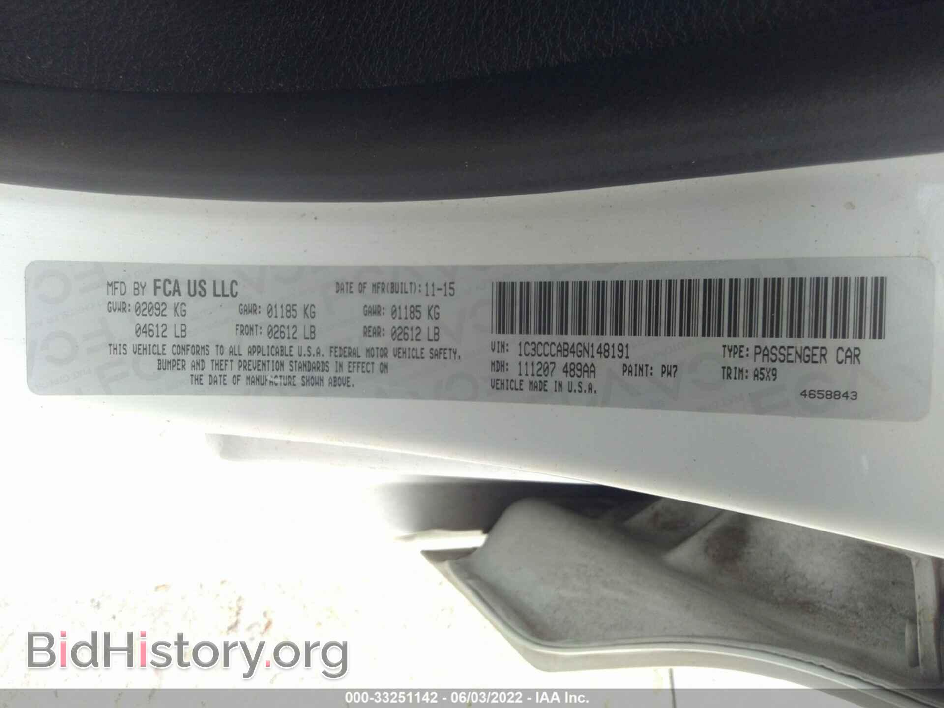 2016 CHRYSLER 200 - VIN: 1C3CCCAB4GN148191 - Photo 9