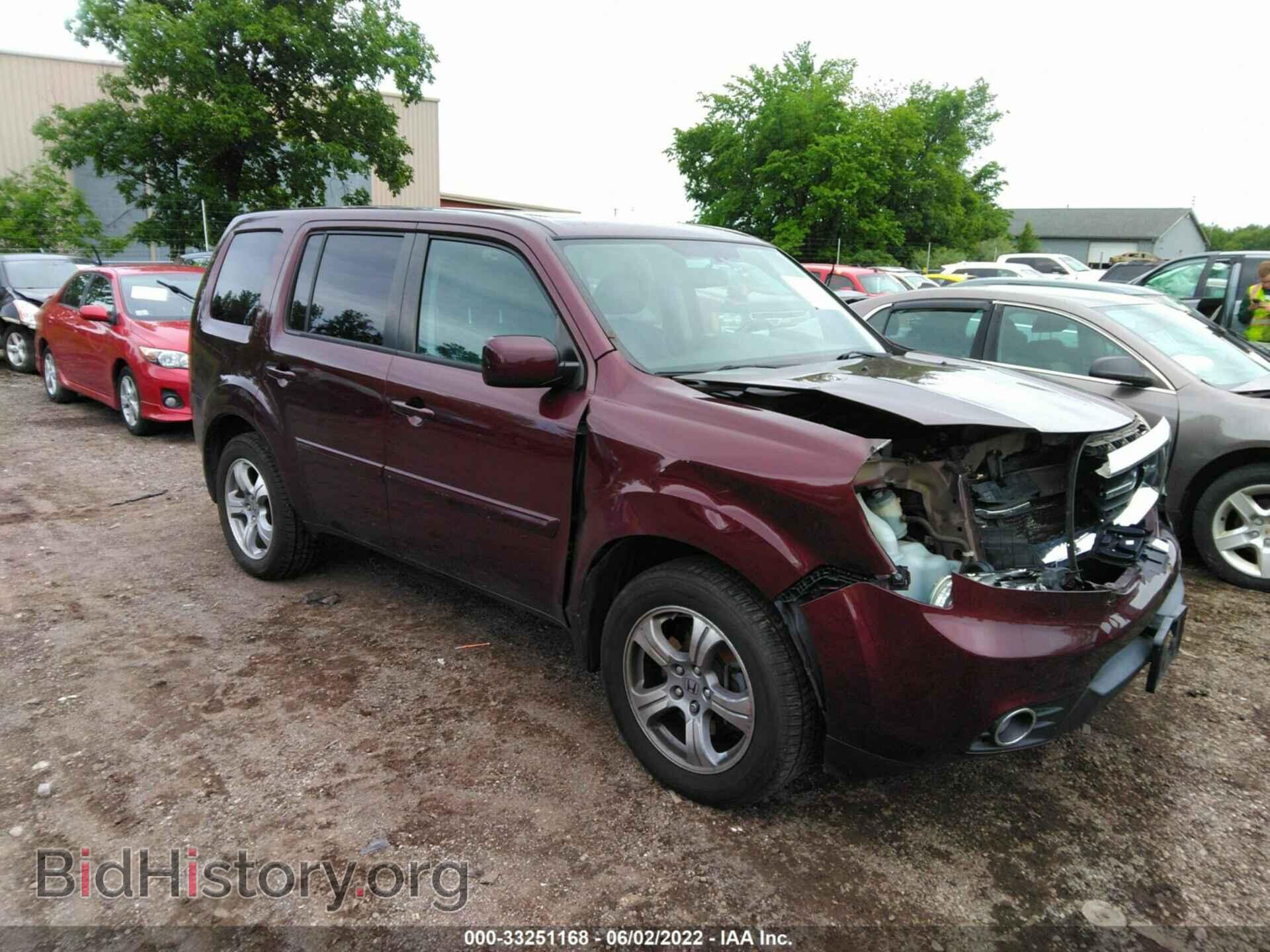 Photo 5FNYF4H58DB061922 - HONDA PILOT 2013