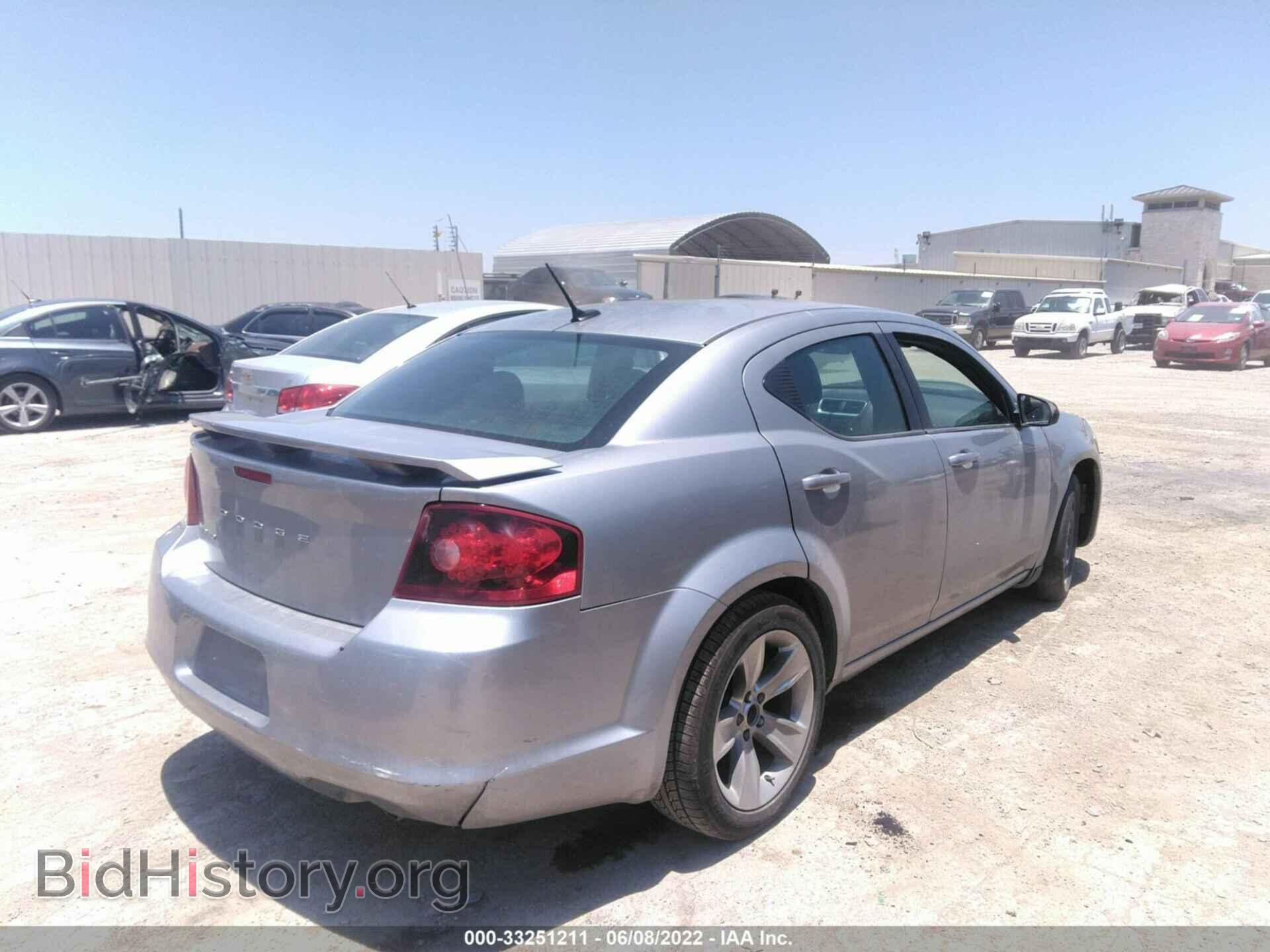 2013 DODGE AVENGER - VIN: 1C3CDZAGXDN751105 - Фото 4