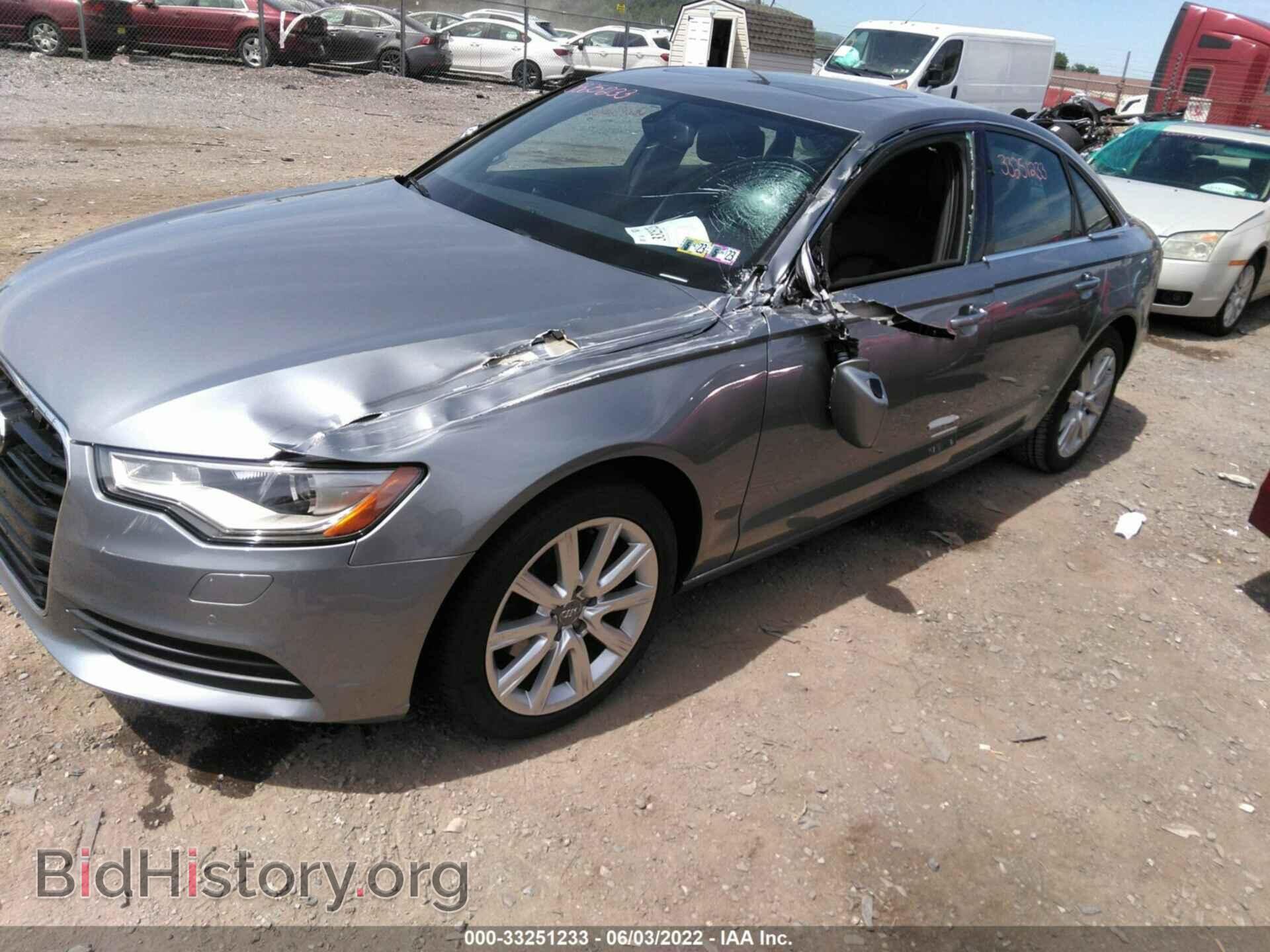 2013 AUDI A6 - VIN: WAUGFAFCXDN108149 - Фото 2