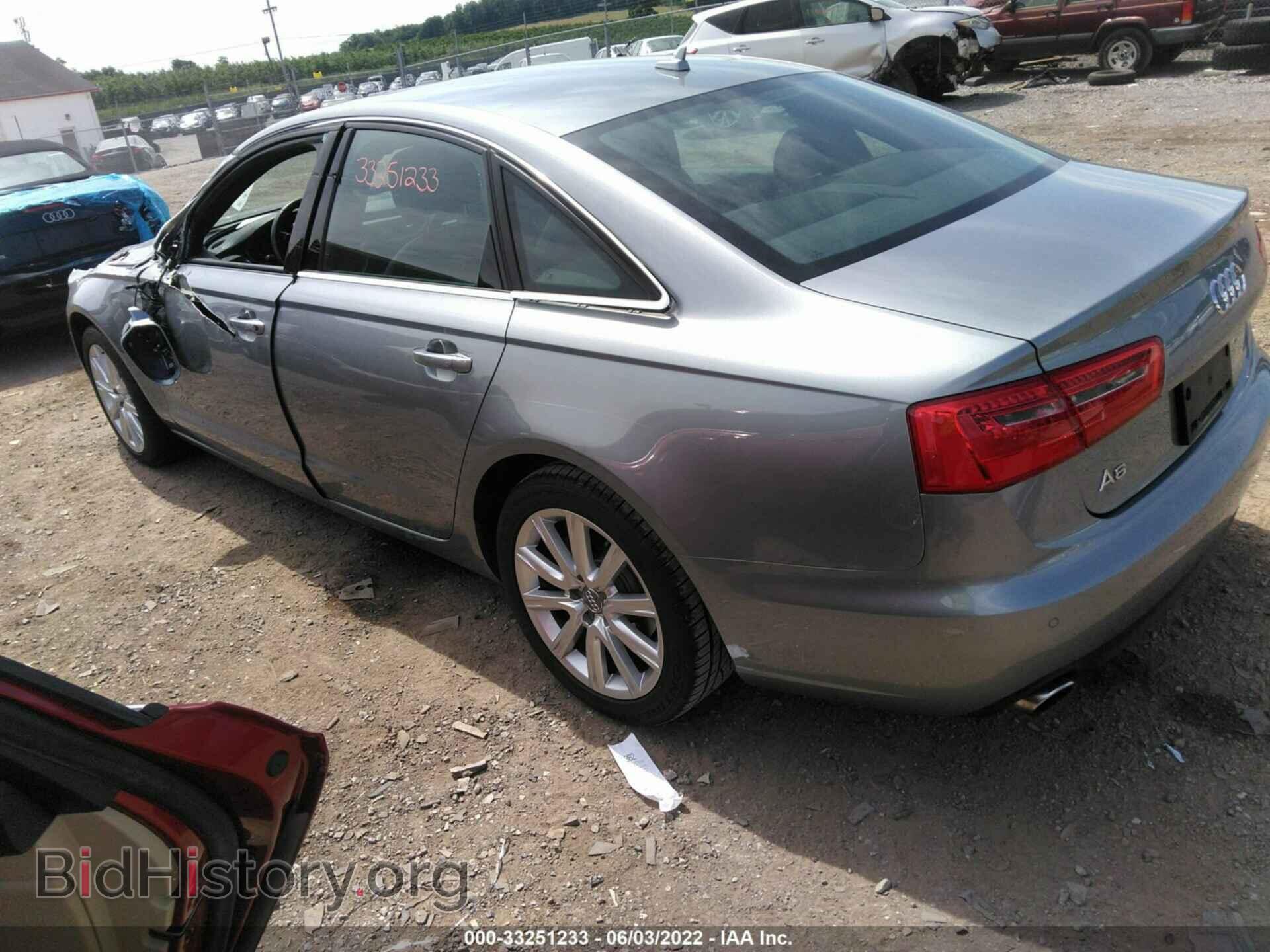 2013 AUDI A6 - VIN: WAUGFAFCXDN108149 - Фото 3