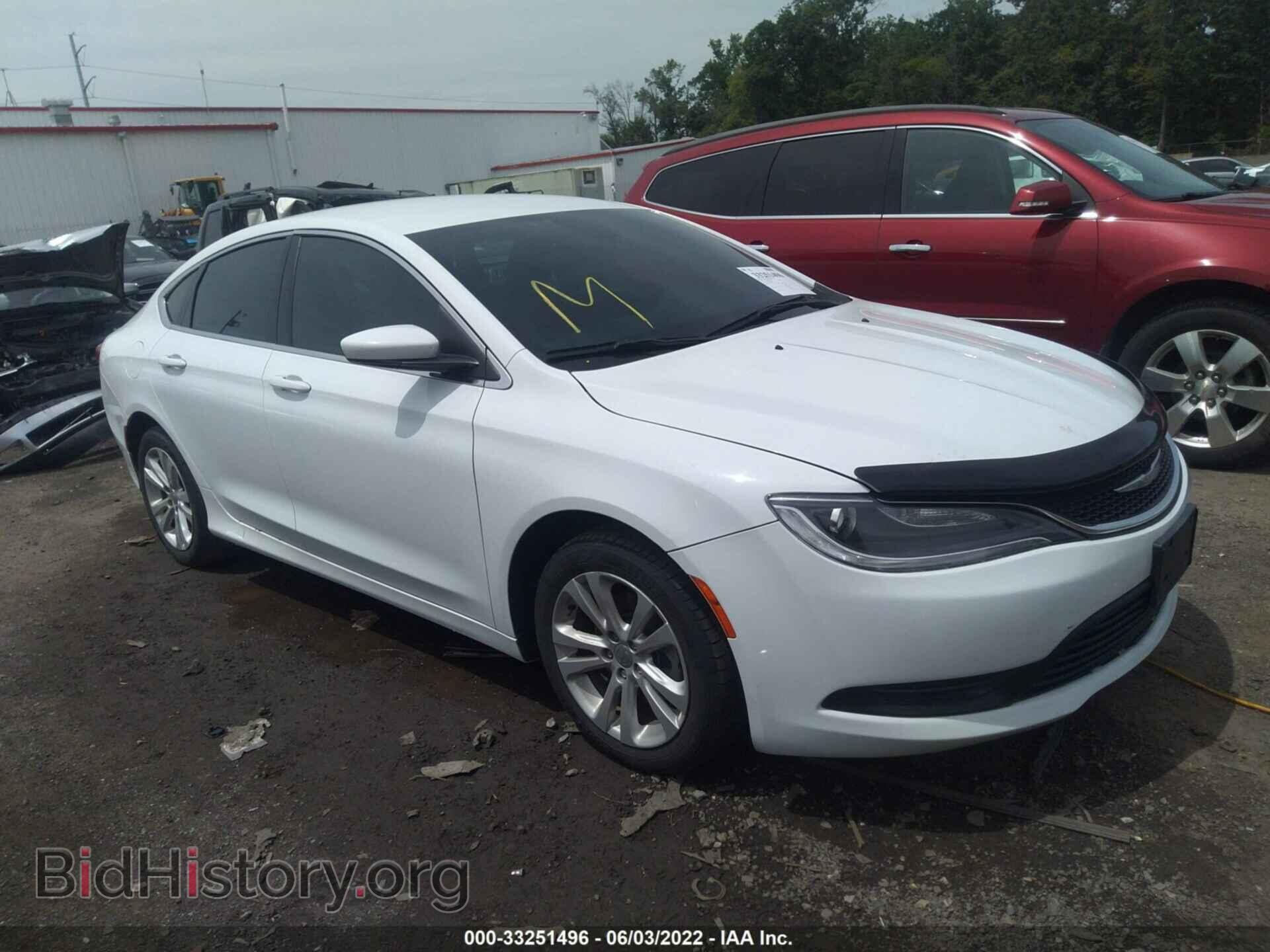 Фотография 1C3CCCFB0GN191712 - CHRYSLER 200 2016