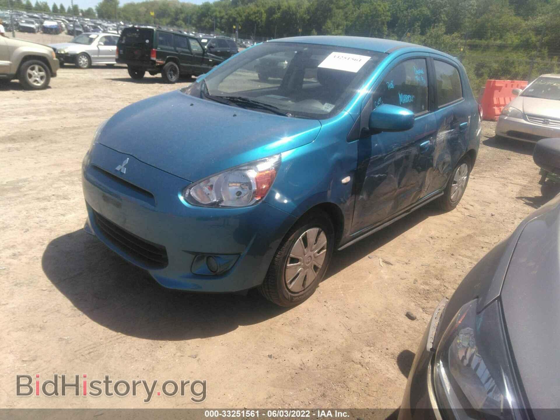 2015 MITSUBISHI MIRAGE - VIN: ML32A3HJ0FH060989 - Фото 2