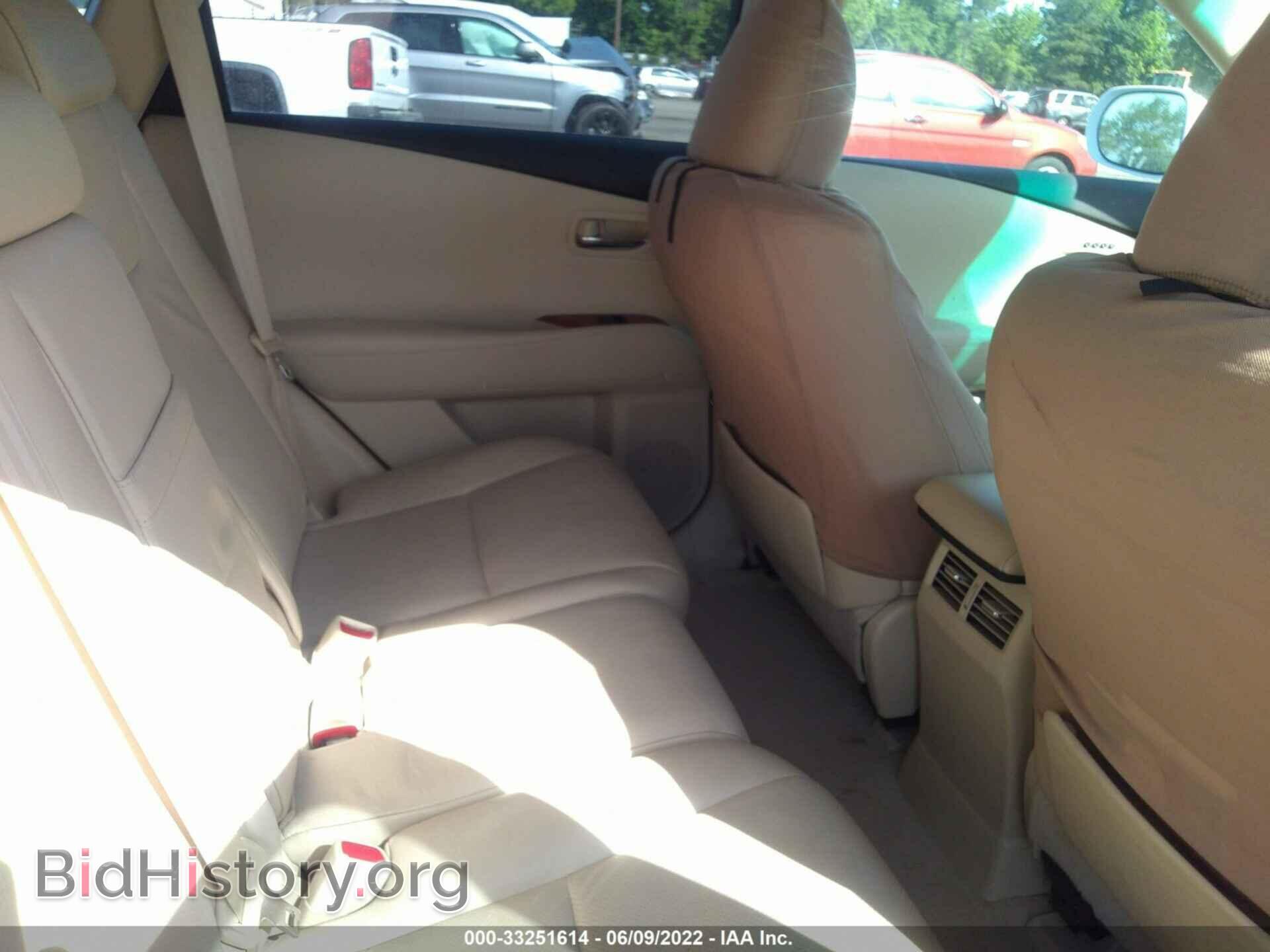 2010 LEXUS RX 350 - VIN: 2T2BK1BA7AC047947 - Фото 8