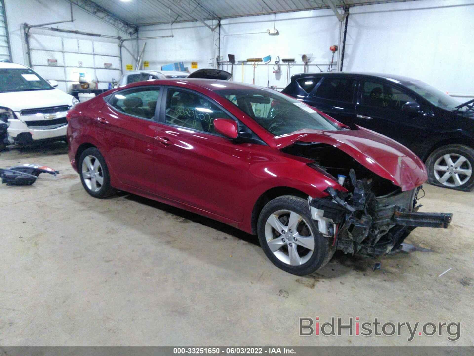 Photo KMHDH4AE7BU093053 - HYUNDAI ELANTRA 2011