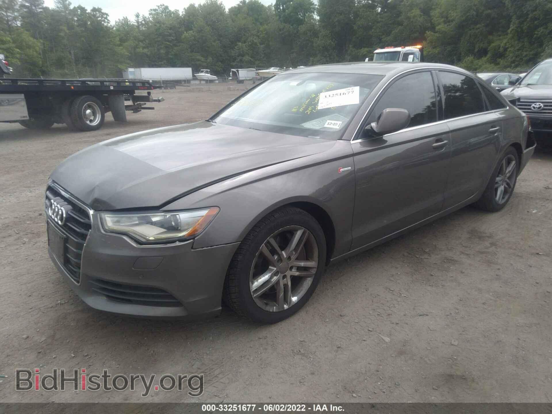 2012 AUDI A6 - VIN: WAUBGAFC6CN004585 - Фото 2