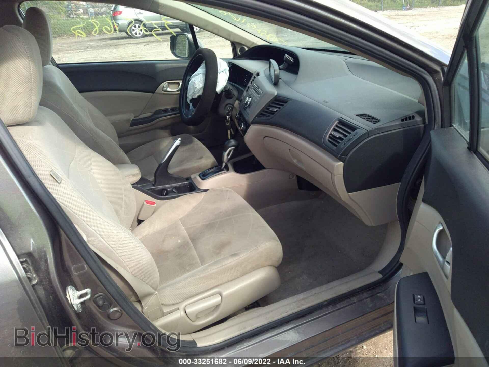 2012 HONDA CIVIC SDN - VIN: 19XFB2F81CE007970 - Фото 5
