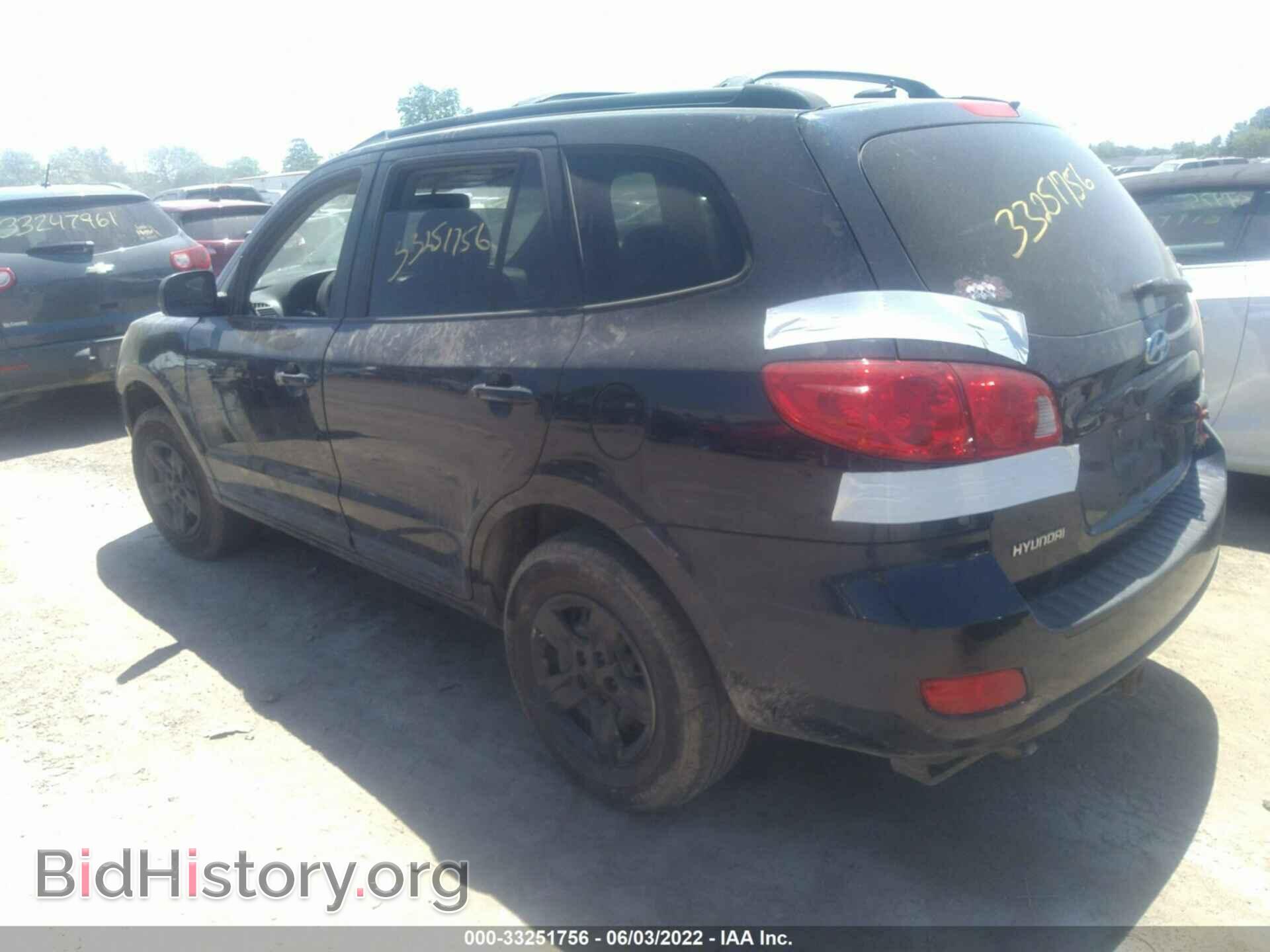 2009 HYUNDAI SANTA FE - VIN: 5NMSG73DX9H275447 - Фото 3