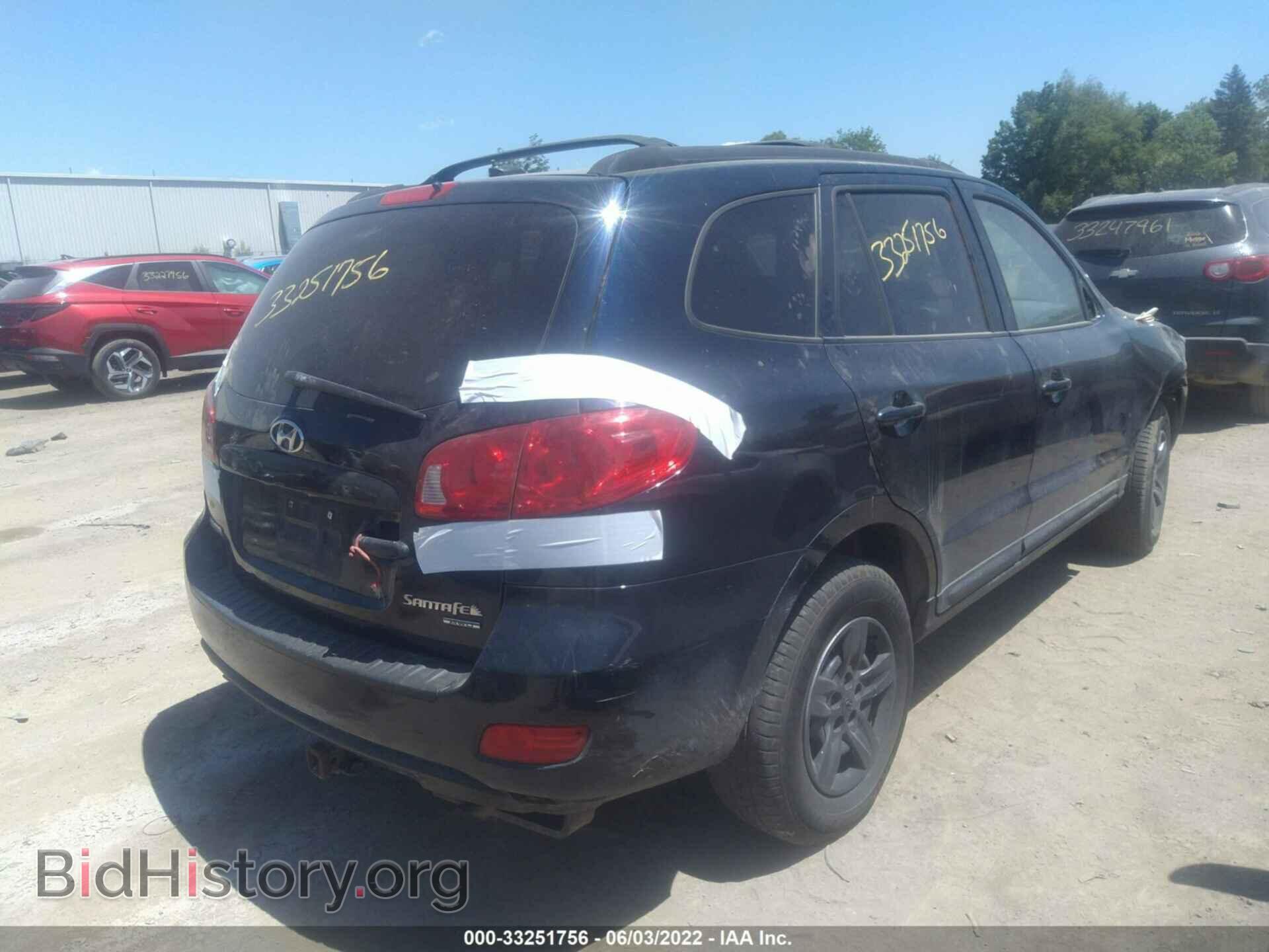 2009 HYUNDAI SANTA FE - VIN: 5NMSG73DX9H275447 - Фото 4