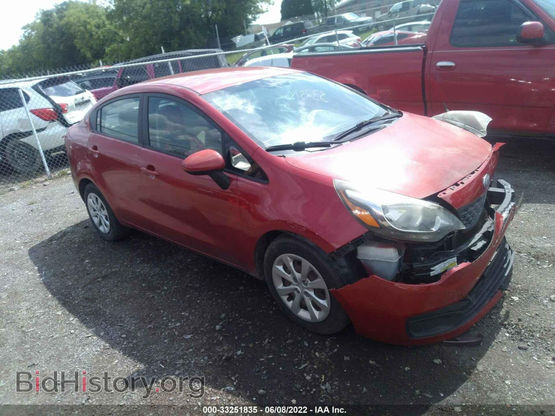 Photo KNADM4A33D6134295 - KIA RIO 2013