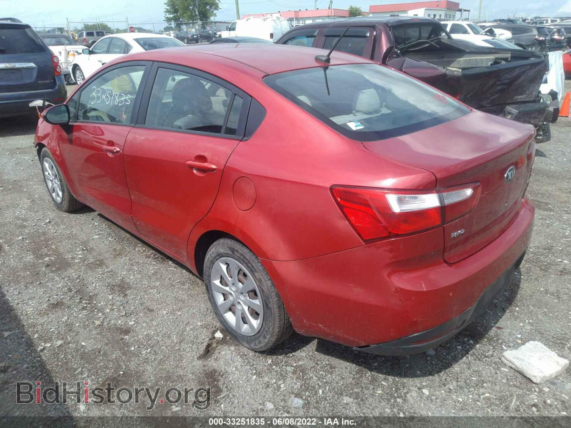2013 KIA RIO - VIN: KNADM4A33D6134295 - Фото 3