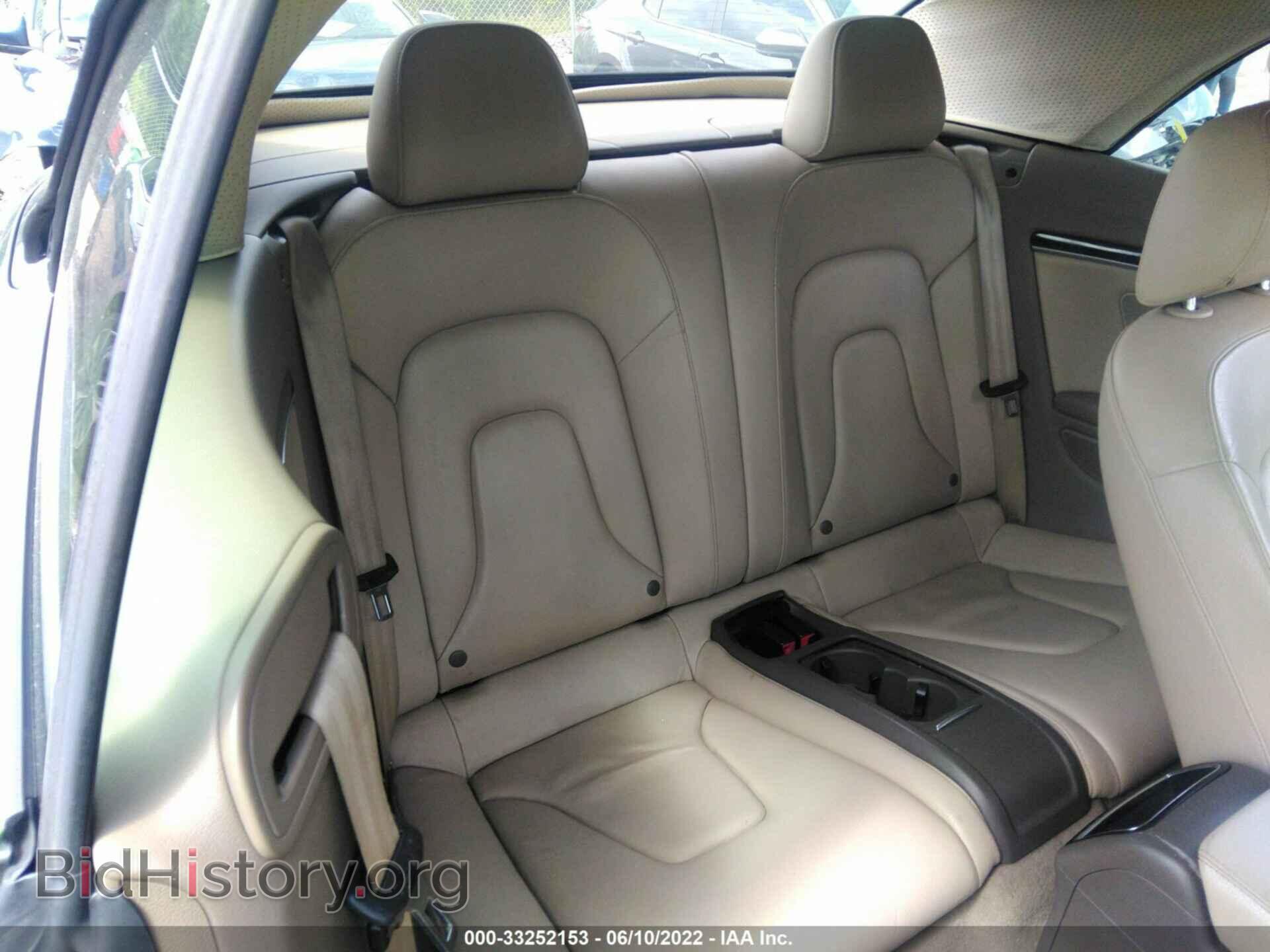2012 AUDI A5 - VIN: WAUCFAFH3CN001078 - Фото 8