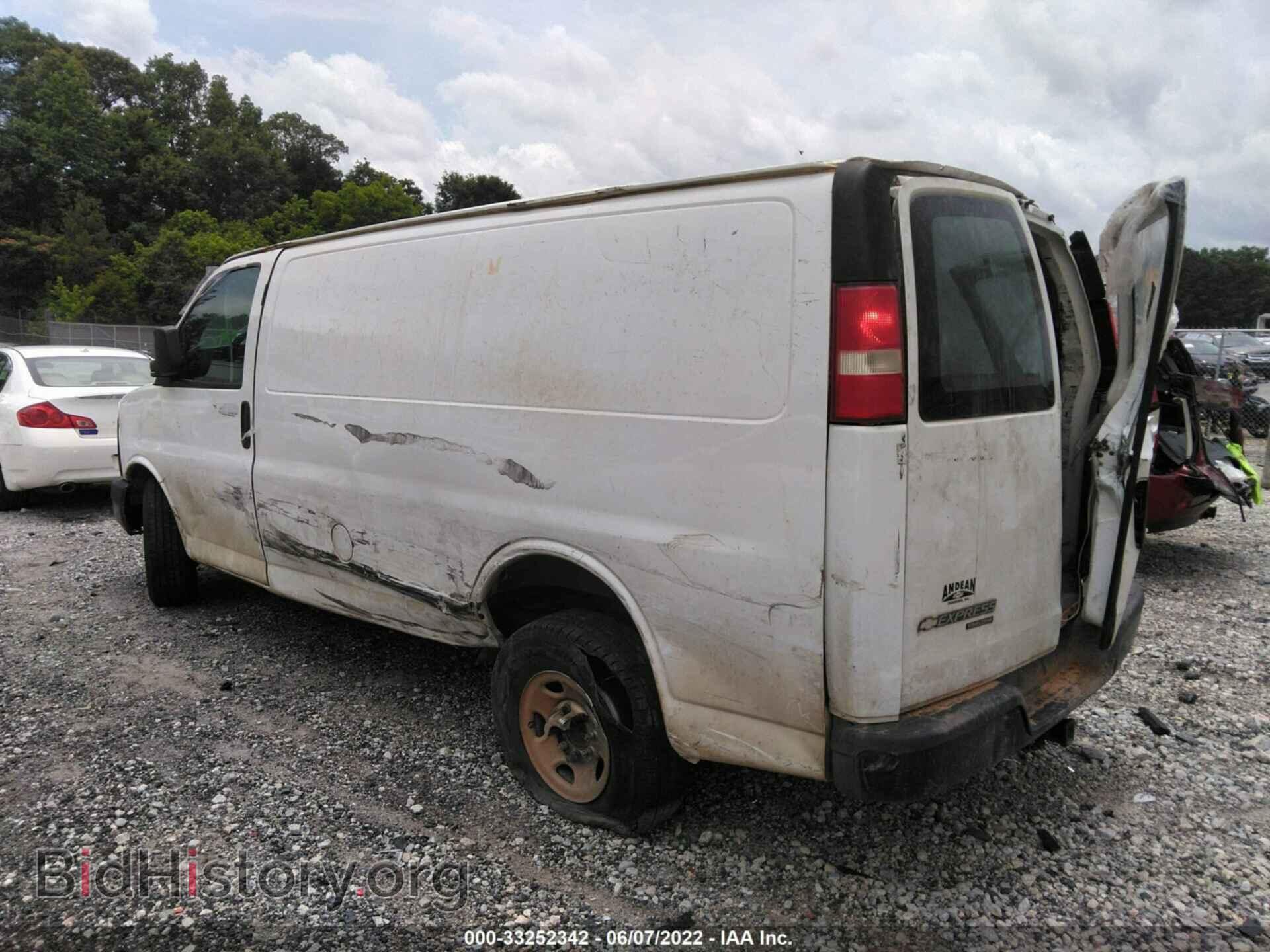 2013 CHEVROLET EXPRESS CARGO VAN - VIN: 1GCWGFFA9D1110246 - Фото 3