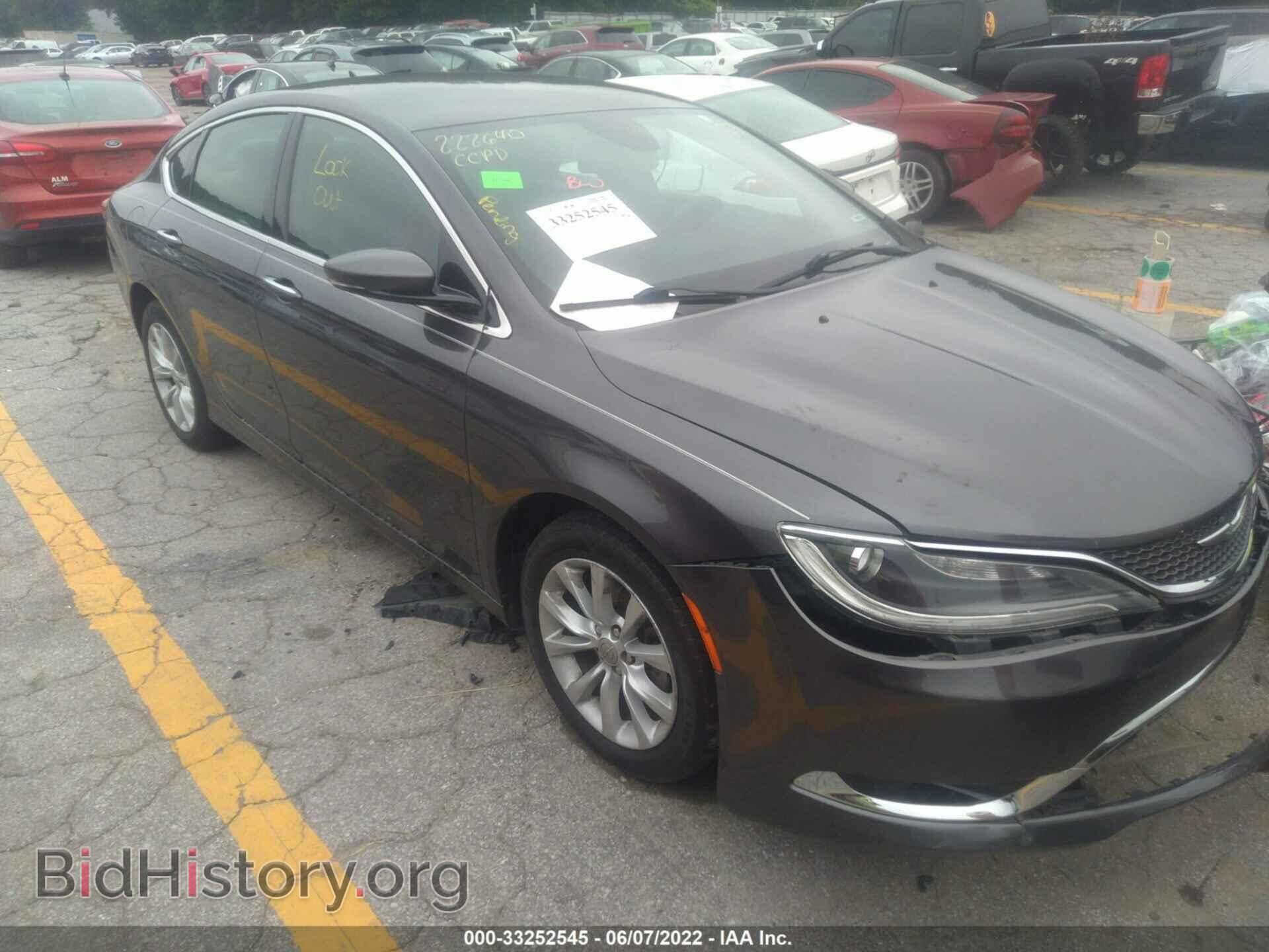 Фотография 1C3CCCCB4FN501122 - CHRYSLER 200 2015
