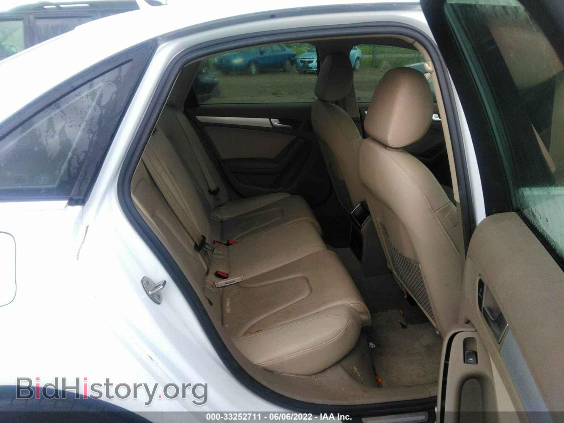 2012 AUDI A4 - VIN: WAUBFAFL5CN017766 - Фото 8