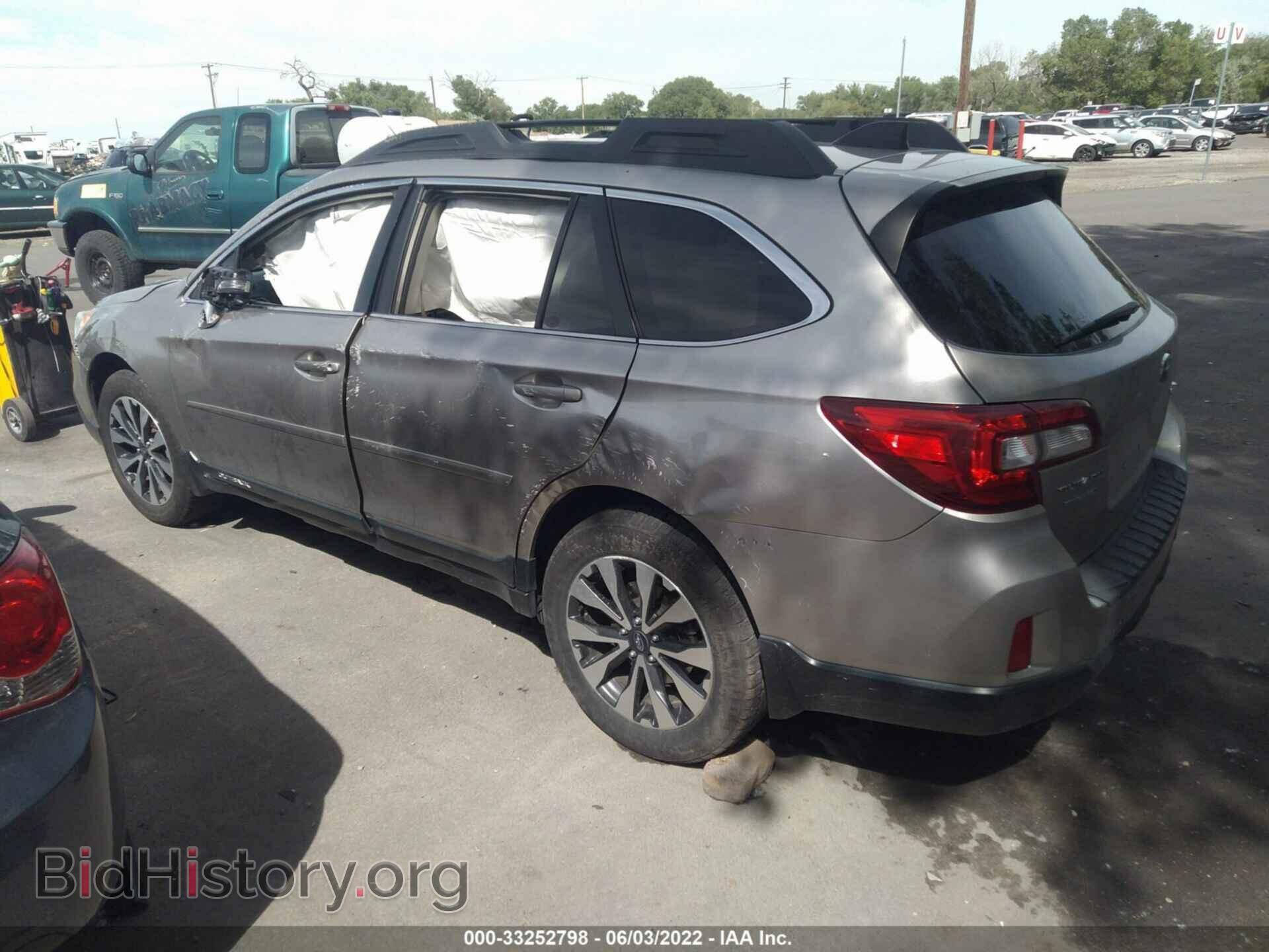 2016 SUBARU OUTBACK - VIN: 4S4BSANC6G3309147 - Фото 3