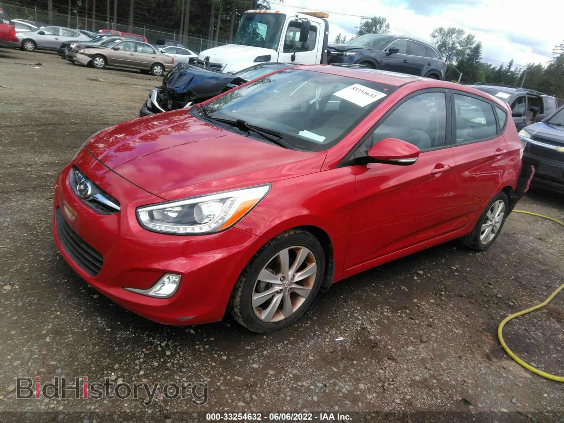 2014 HYUNDAI ACCENT - VIN: KMHCU5AE0EU194615 - Фото 2