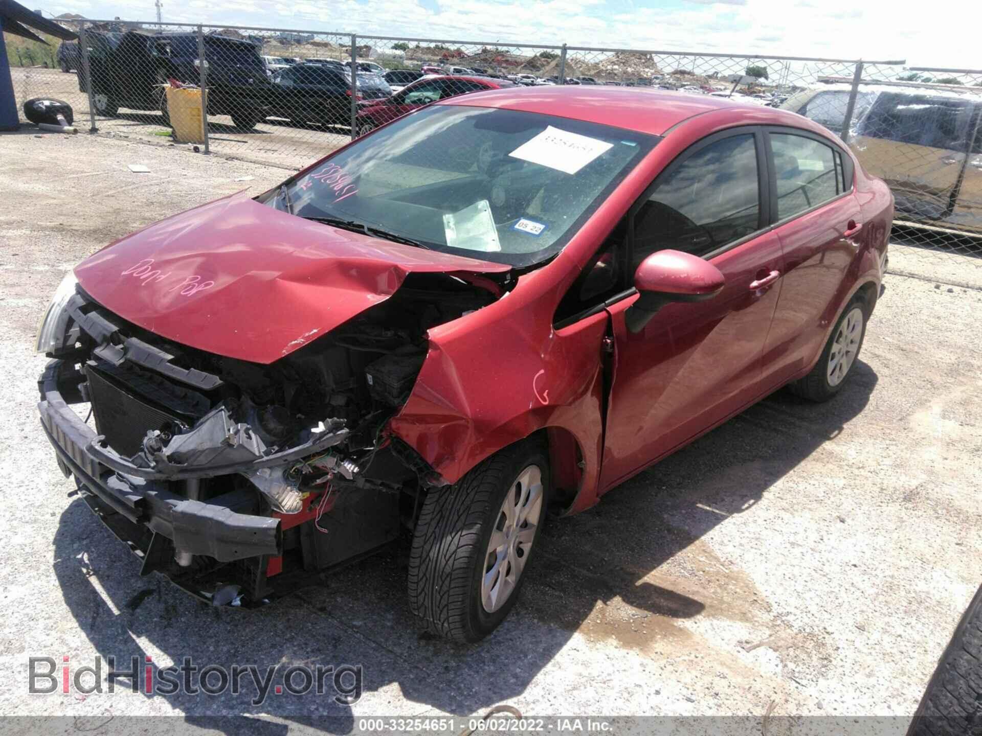 2014 KIA RIO - VIN: KNADM4A32E6323859 - Фото 2