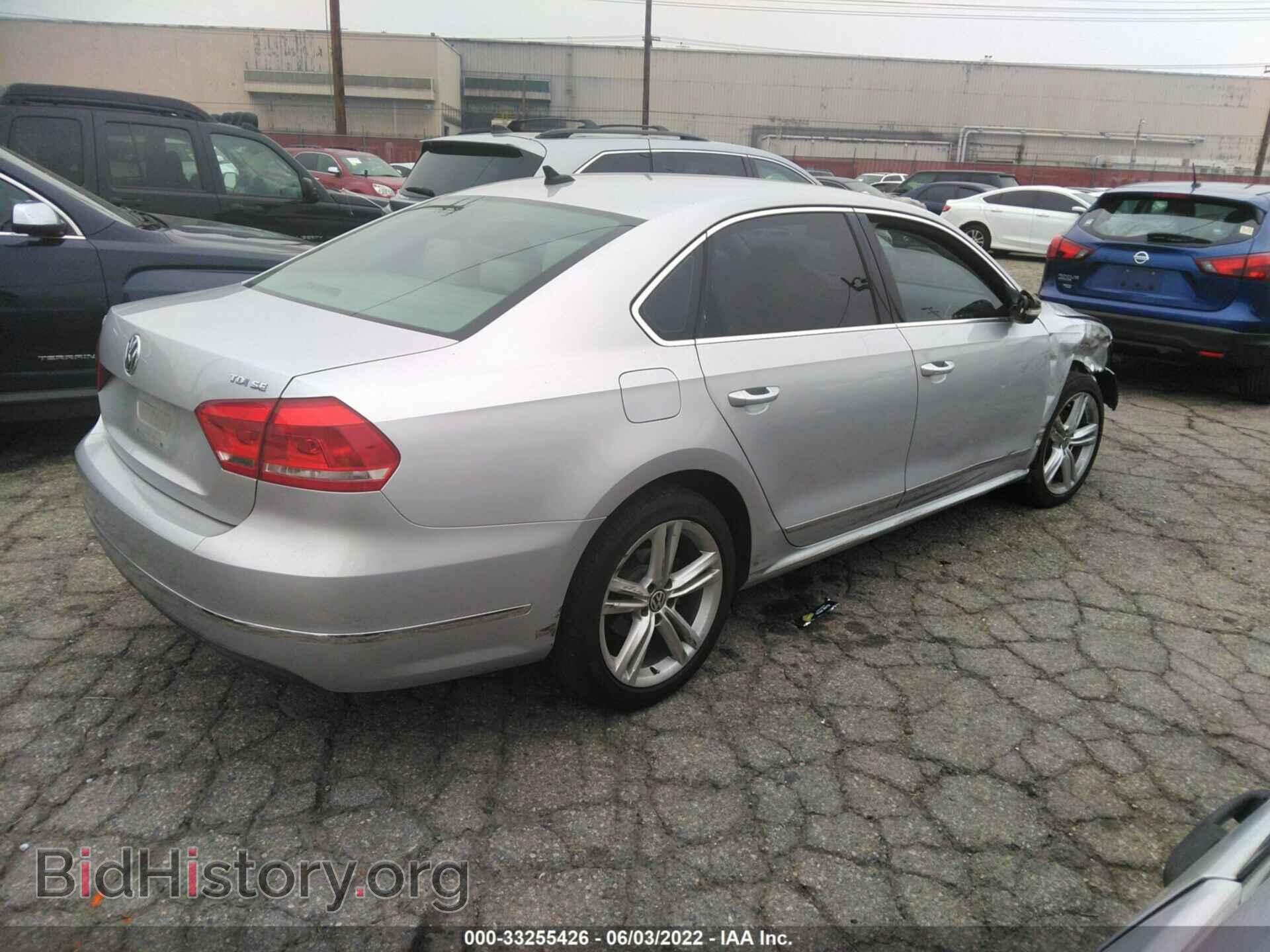 2014 VOLKSWAGEN PASSAT - VIN: 1VWBN7A33EC099864 - Фото 4