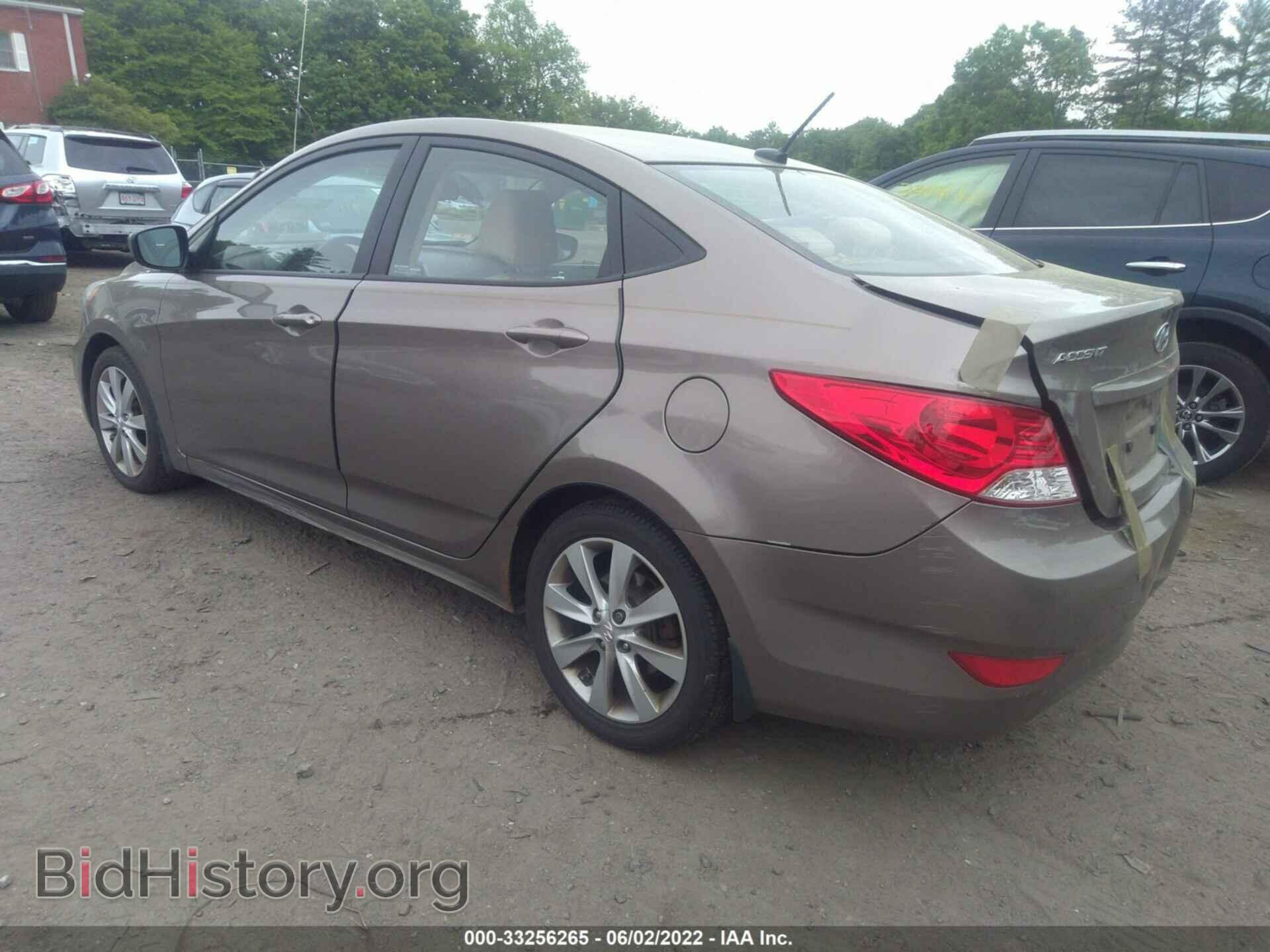 2013 HYUNDAI ACCENT - VIN: KMHCU4AE1DU583496 - Фото 3