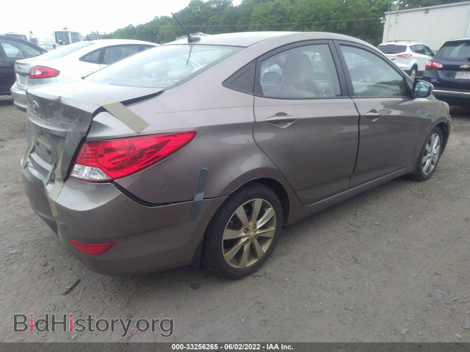 2013 HYUNDAI ACCENT - VIN: KMHCU4AE1DU583496 - Фото 4